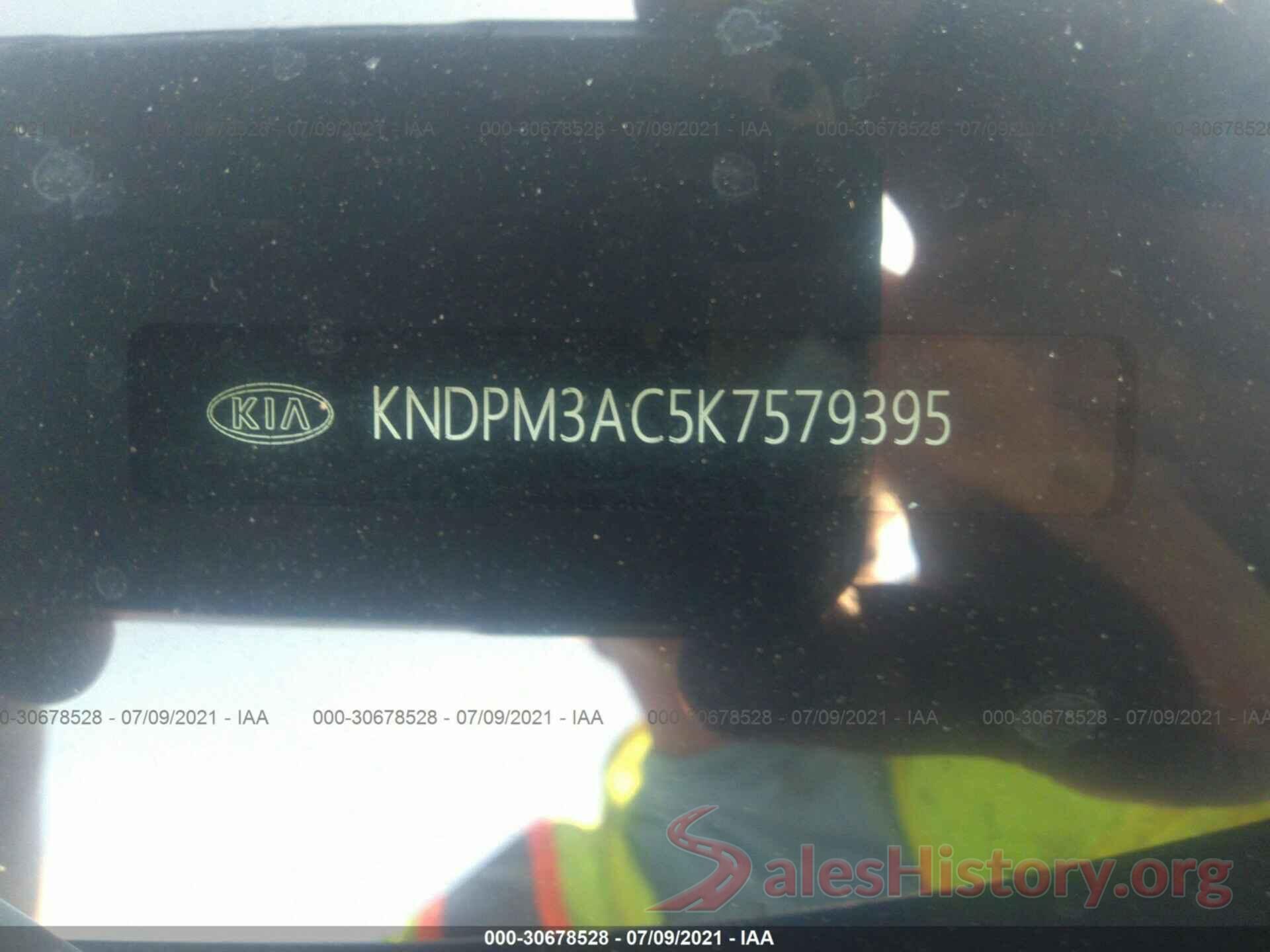 KNDPM3AC5K7579395 2019 KIA SPORTAGE