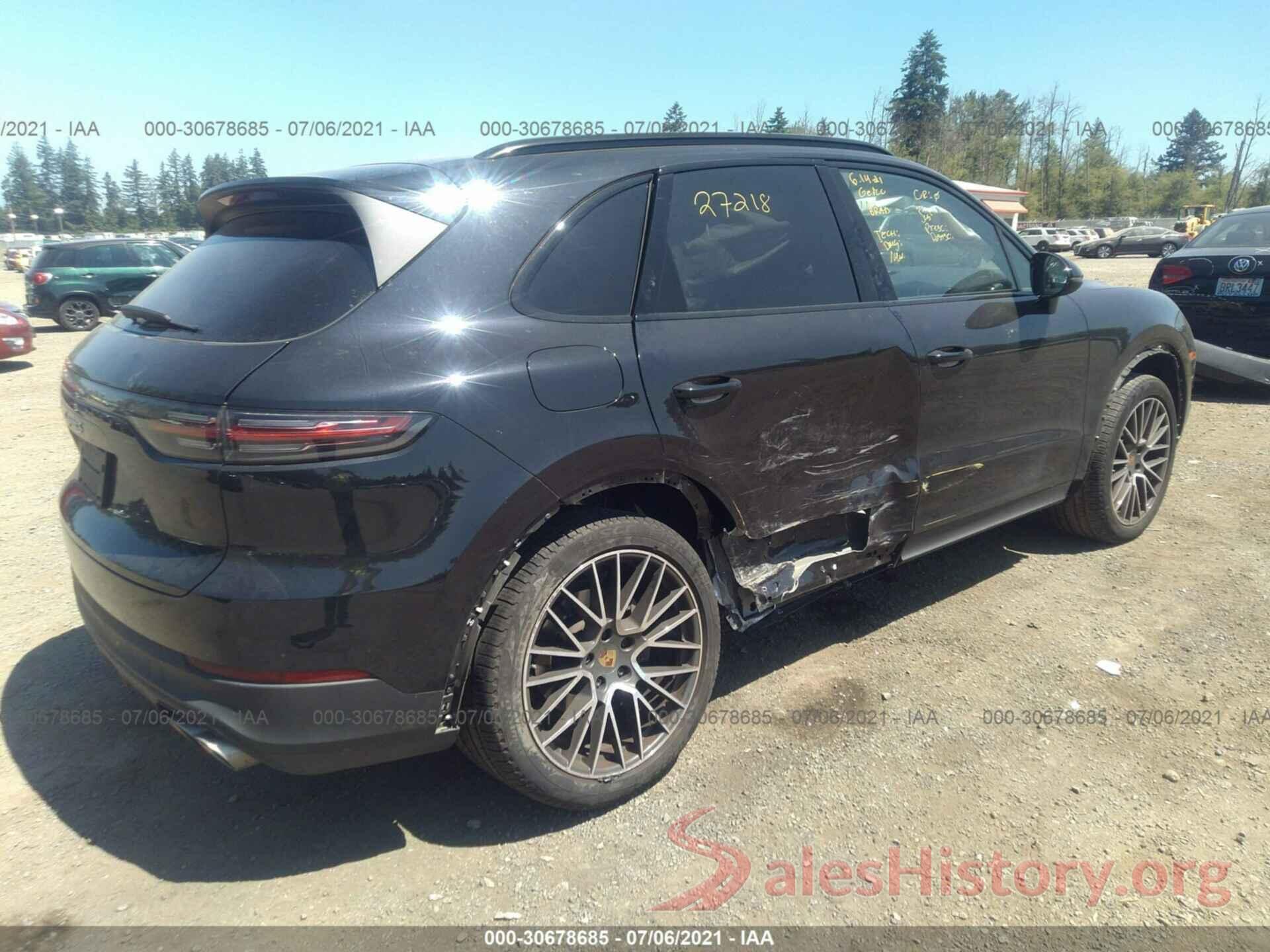 WP1AB2AY2KDA61164 2019 PORSCHE CAYENNE