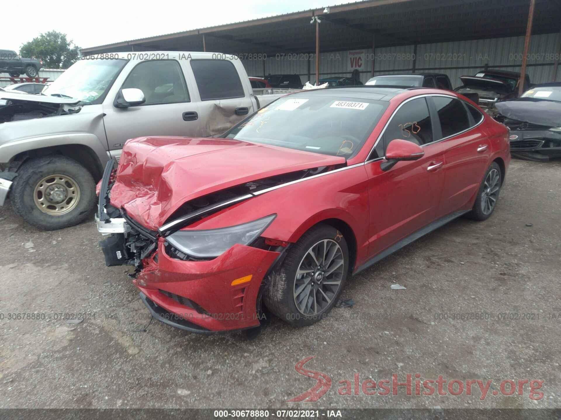 5NPEH4J21MH123630 2021 HYUNDAI SONATA