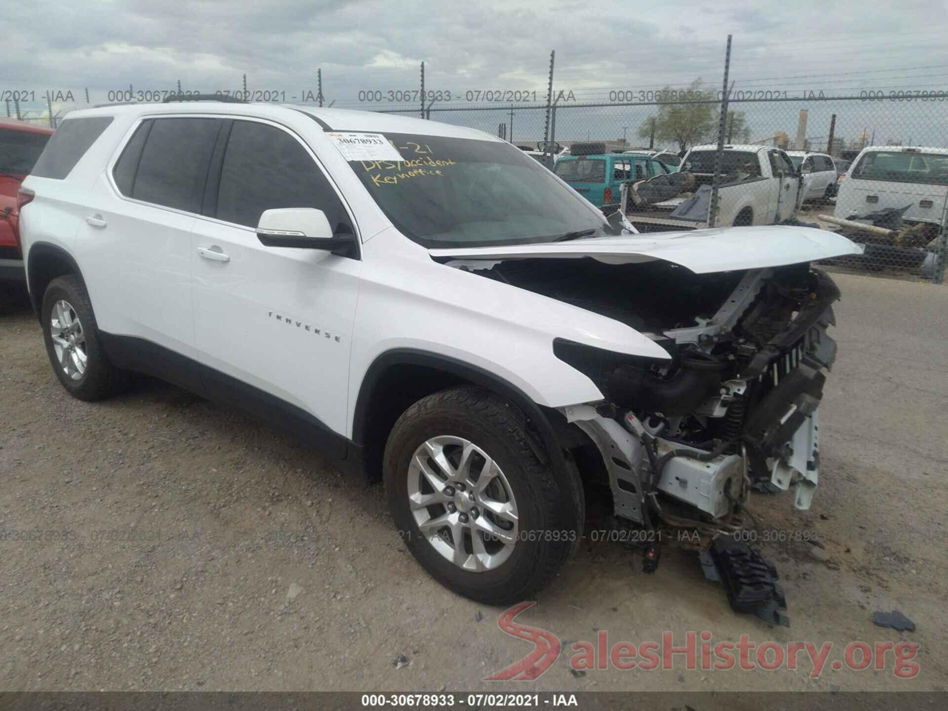 1GNERGKW8JJ260400 2018 CHEVROLET TRAVERSE