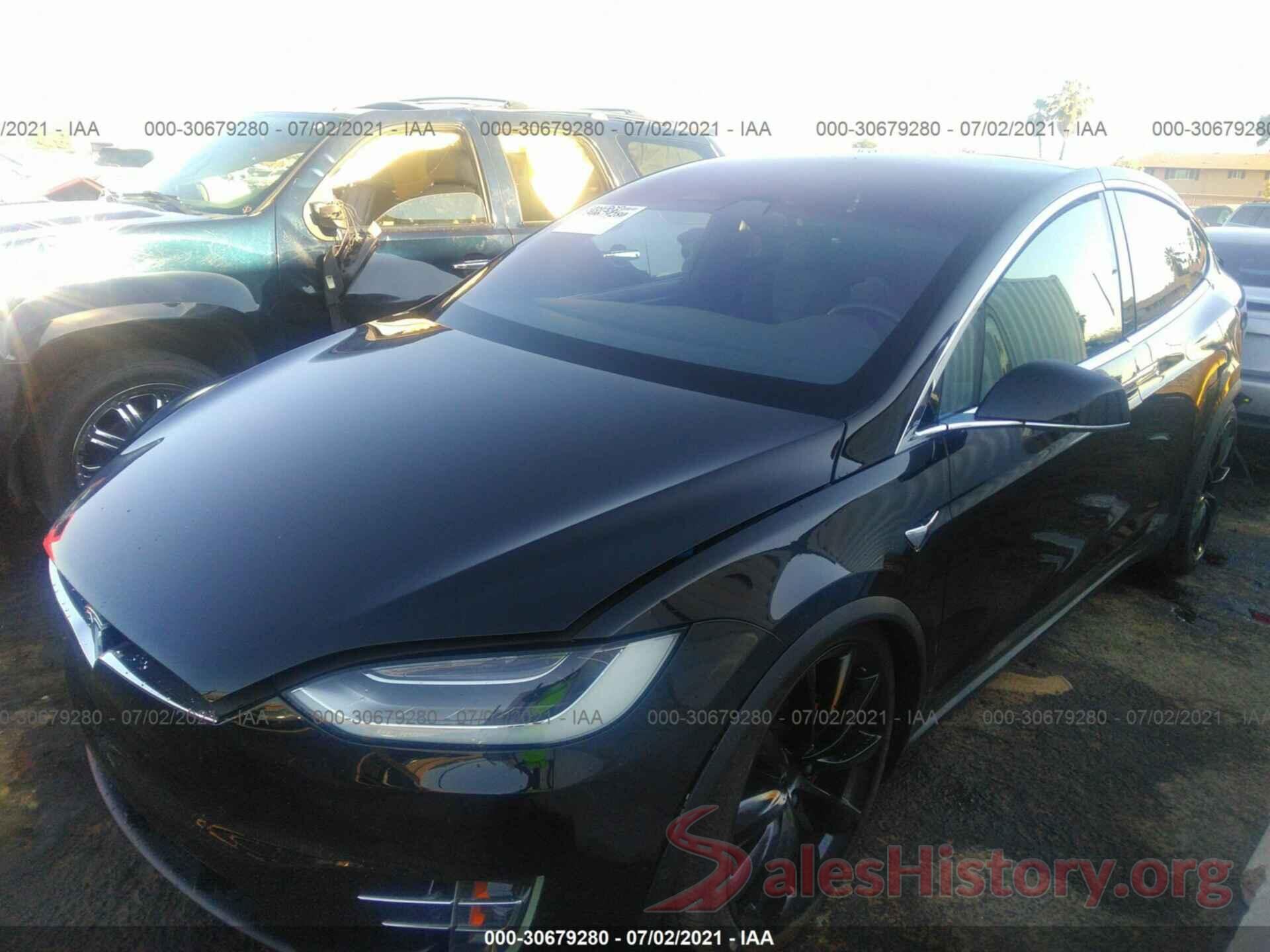 5YJXCAE41HF035523 2017 TESLA MODEL X