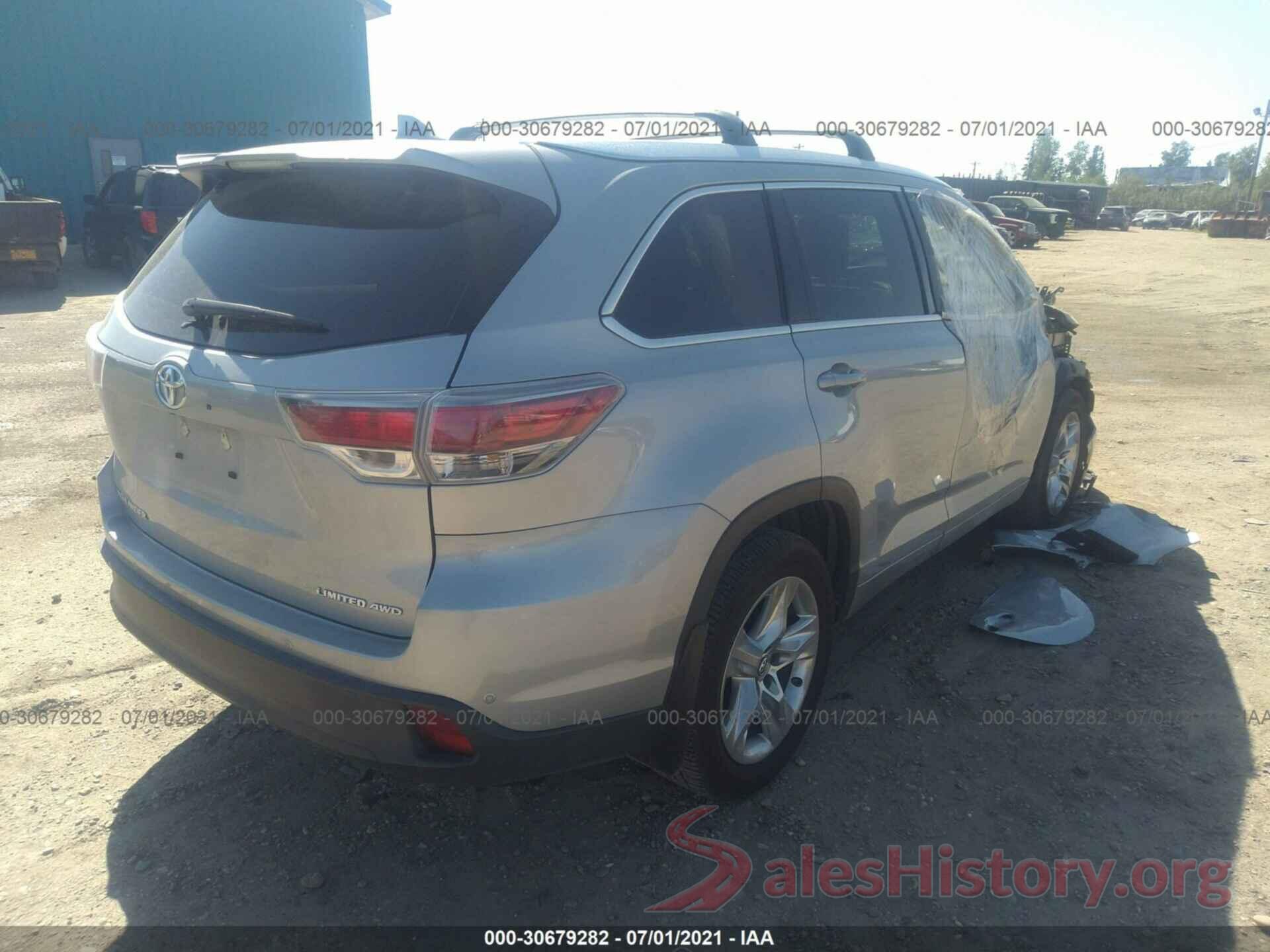 5TDDKRFH1GS225676 2016 TOYOTA HIGHLANDER