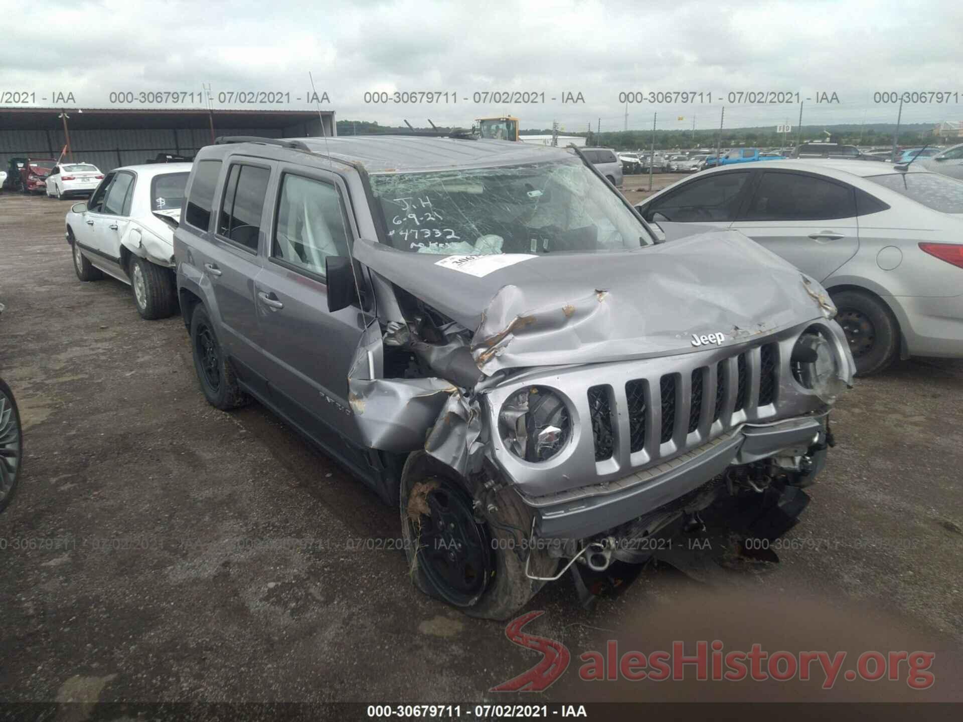 1C4NJRBB3HD197174 2017 JEEP PATRIOT