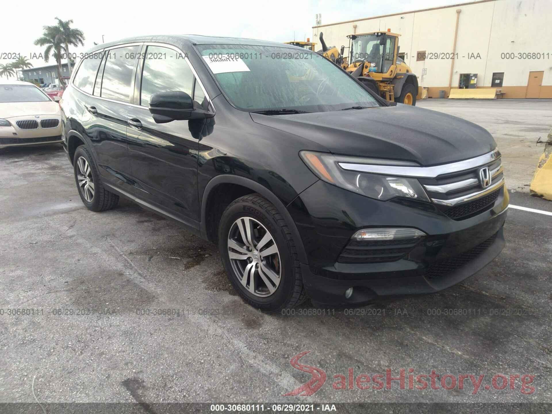 5FNYF6H52GB126196 2016 HONDA PILOT