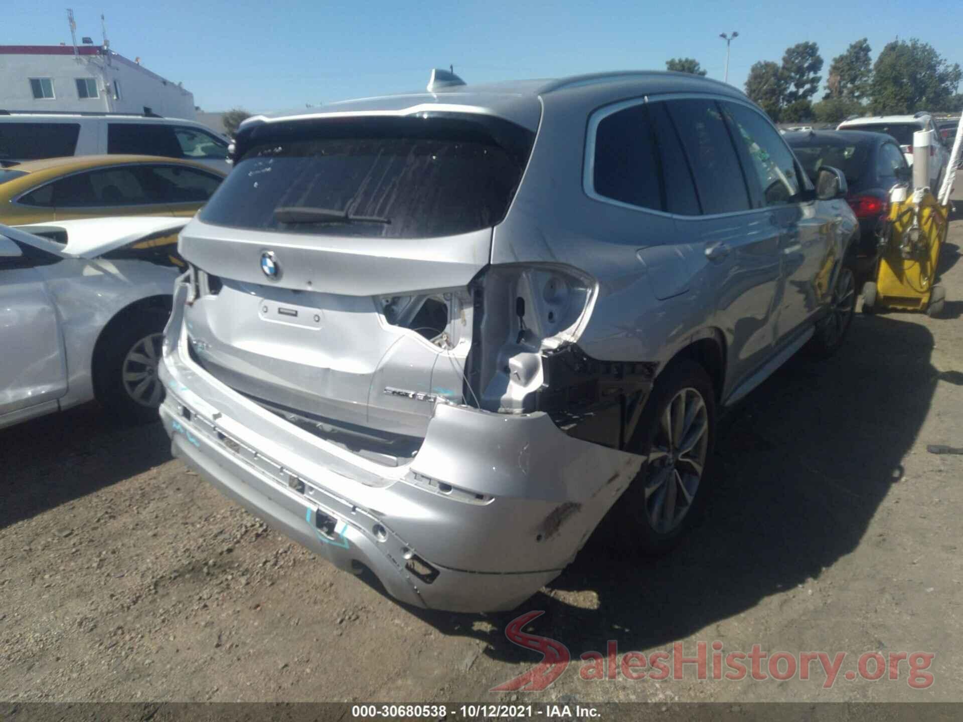 5UXTR7C52KLR45406 2019 BMW X3