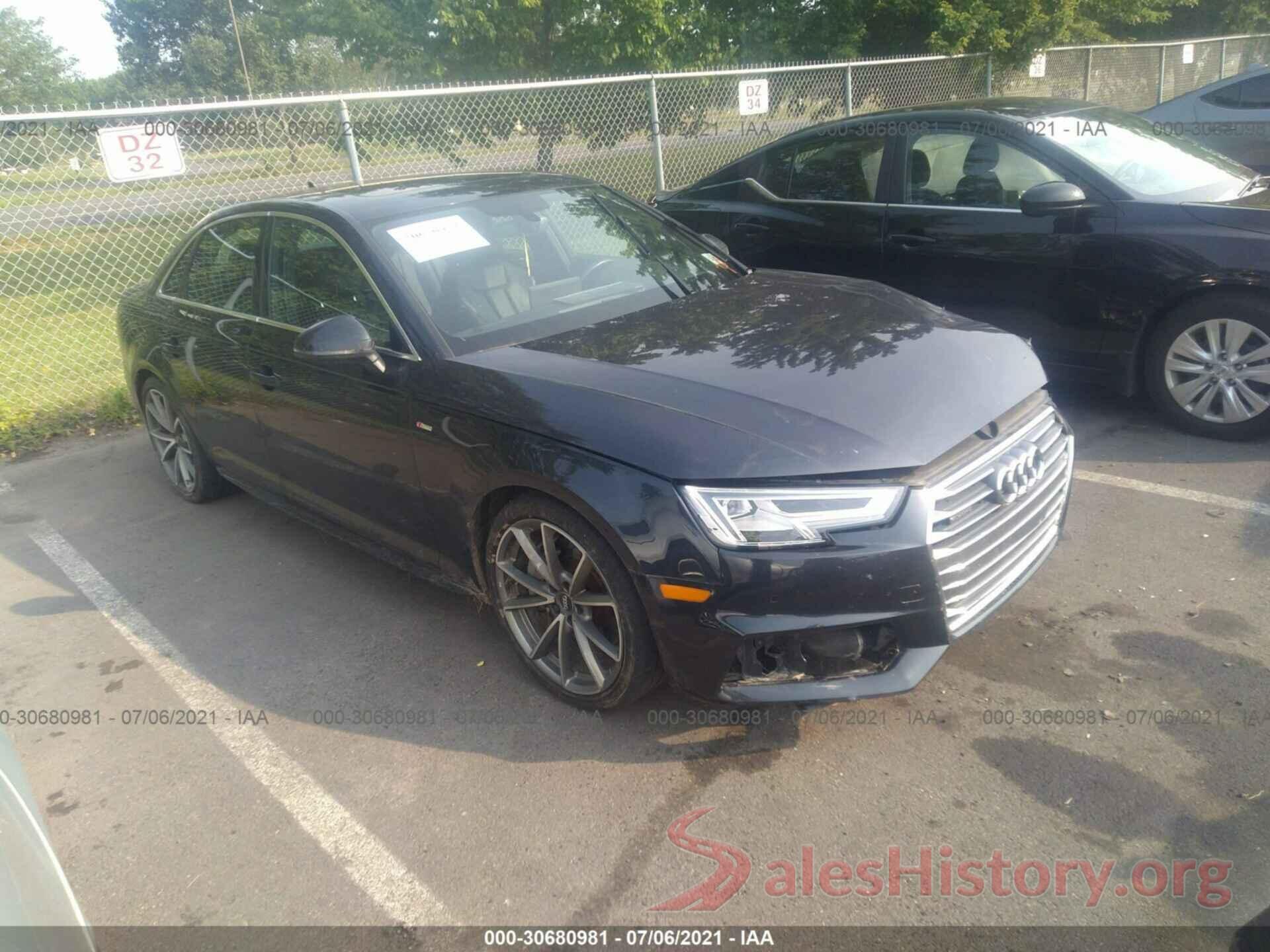 WAUFNAF41HN044449 2017 AUDI A4