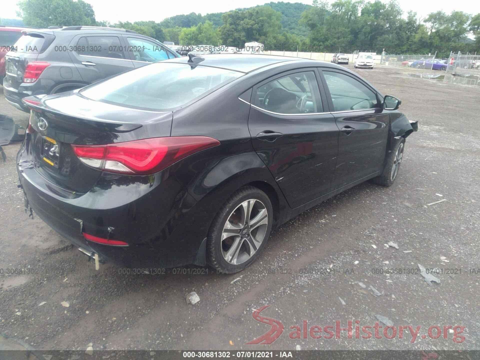 KMHDH4AH7GU567486 2016 HYUNDAI ELANTRA