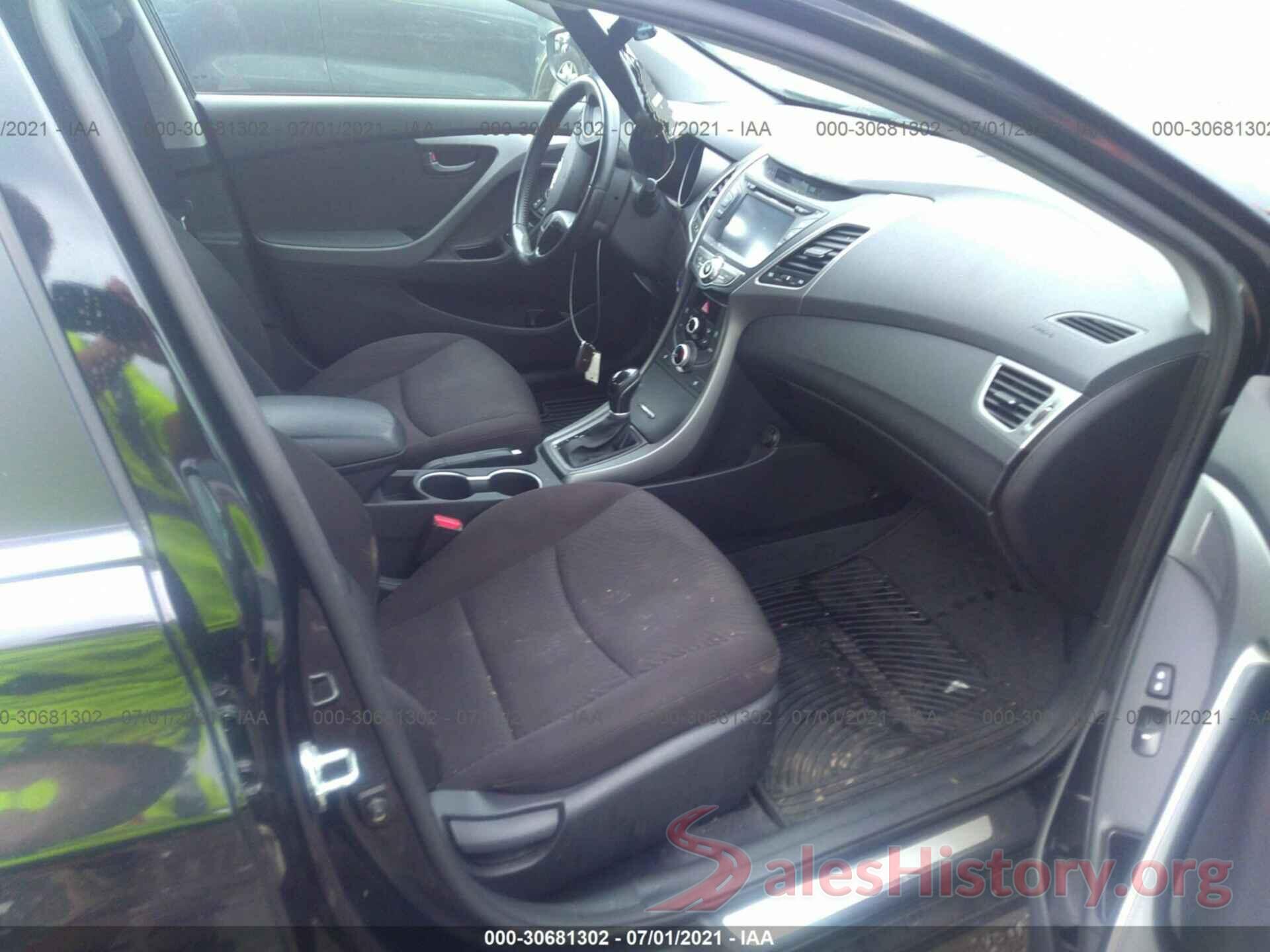 KMHDH4AH7GU567486 2016 HYUNDAI ELANTRA