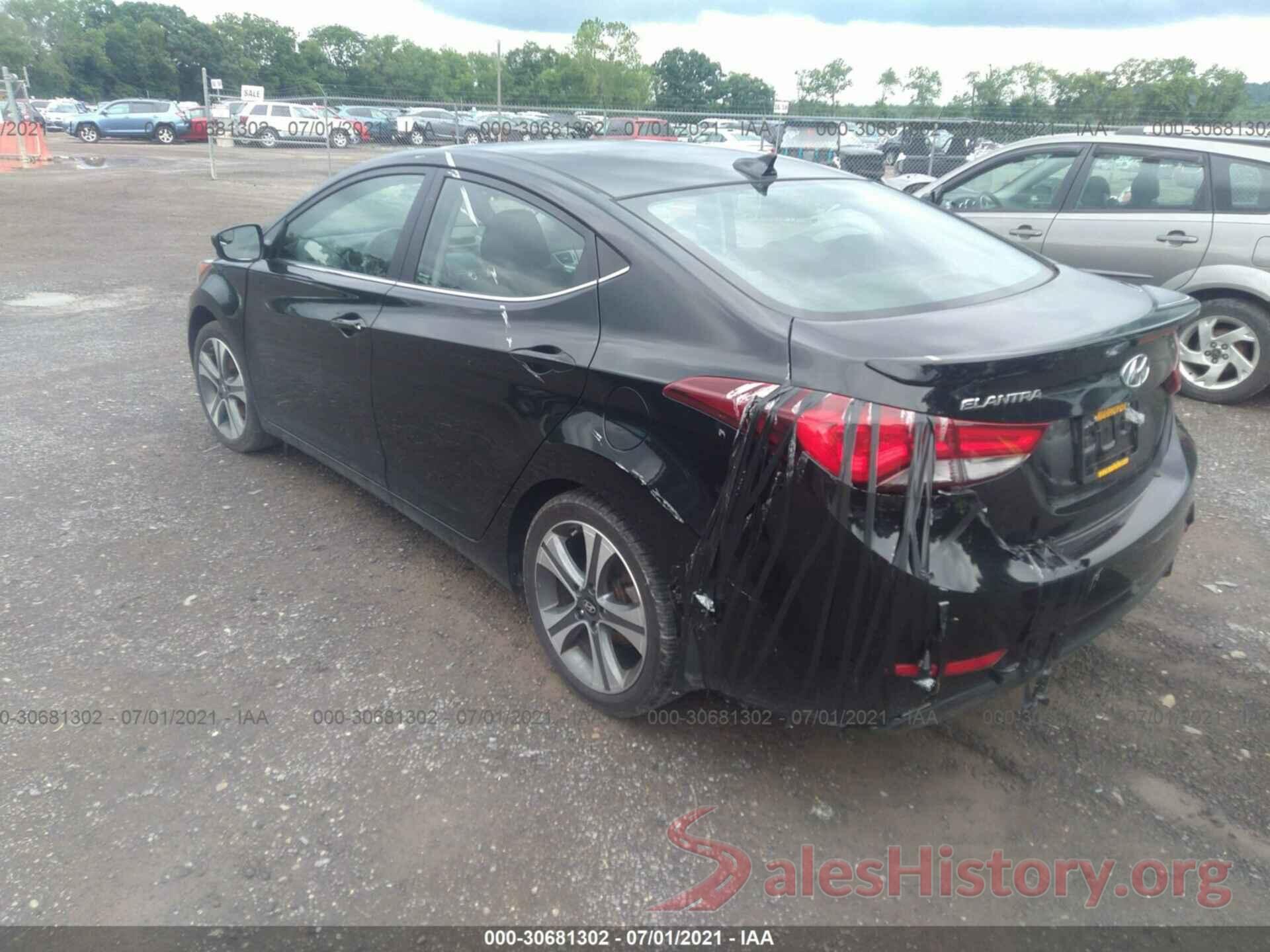 KMHDH4AH7GU567486 2016 HYUNDAI ELANTRA