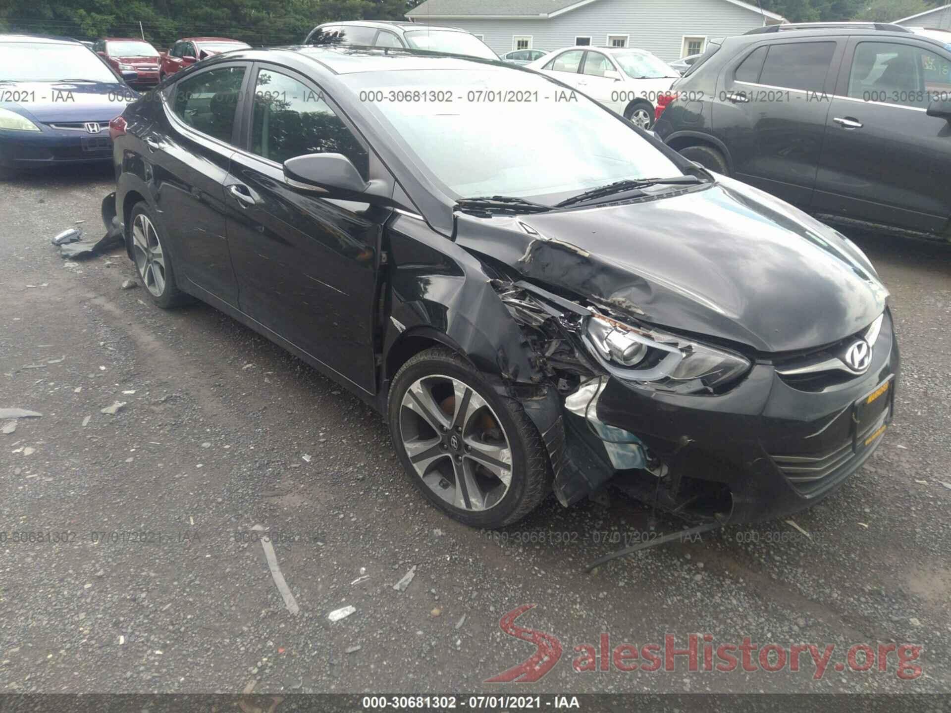 KMHDH4AH7GU567486 2016 HYUNDAI ELANTRA