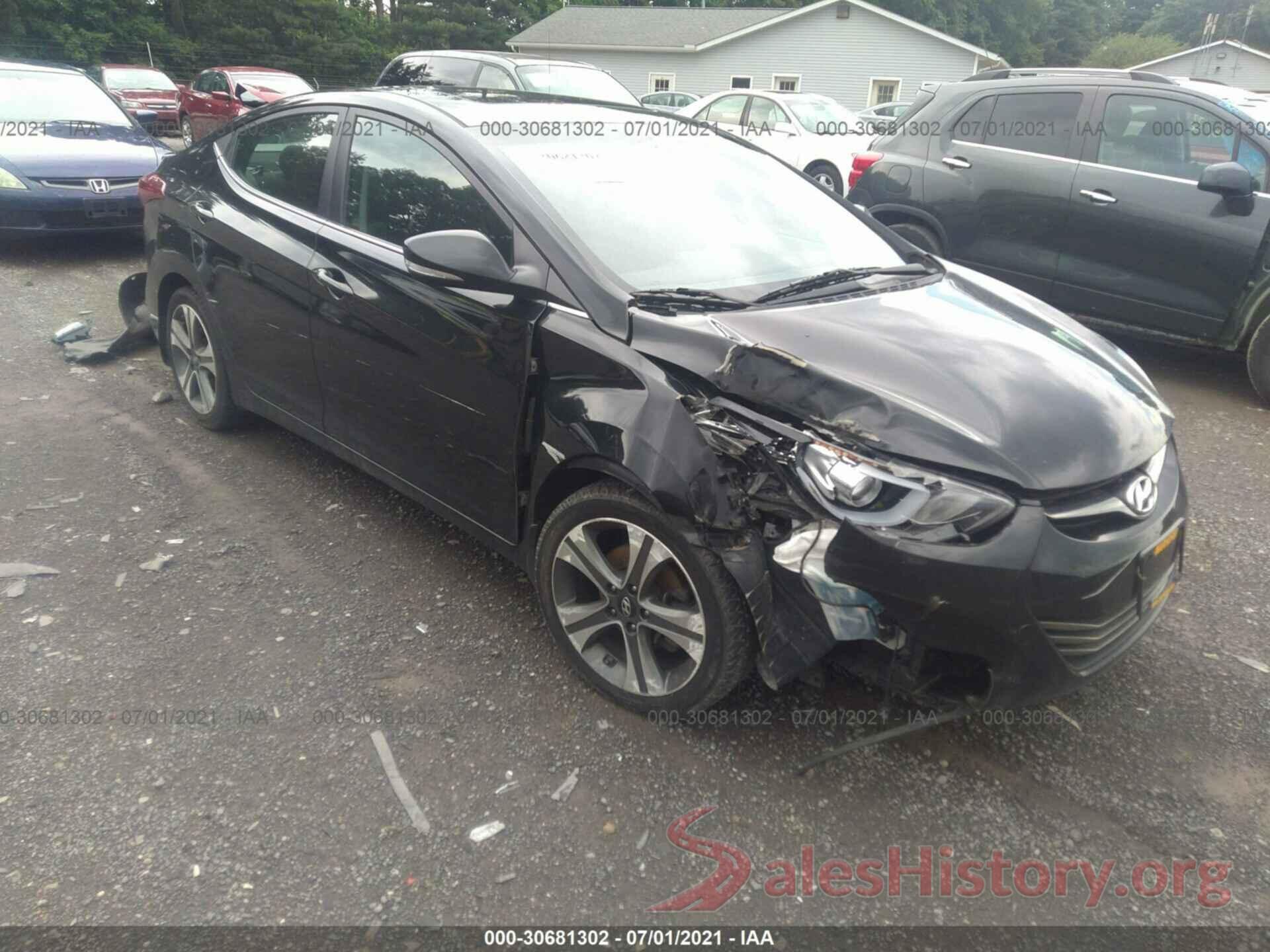 KMHDH4AH7GU567486 2016 HYUNDAI ELANTRA