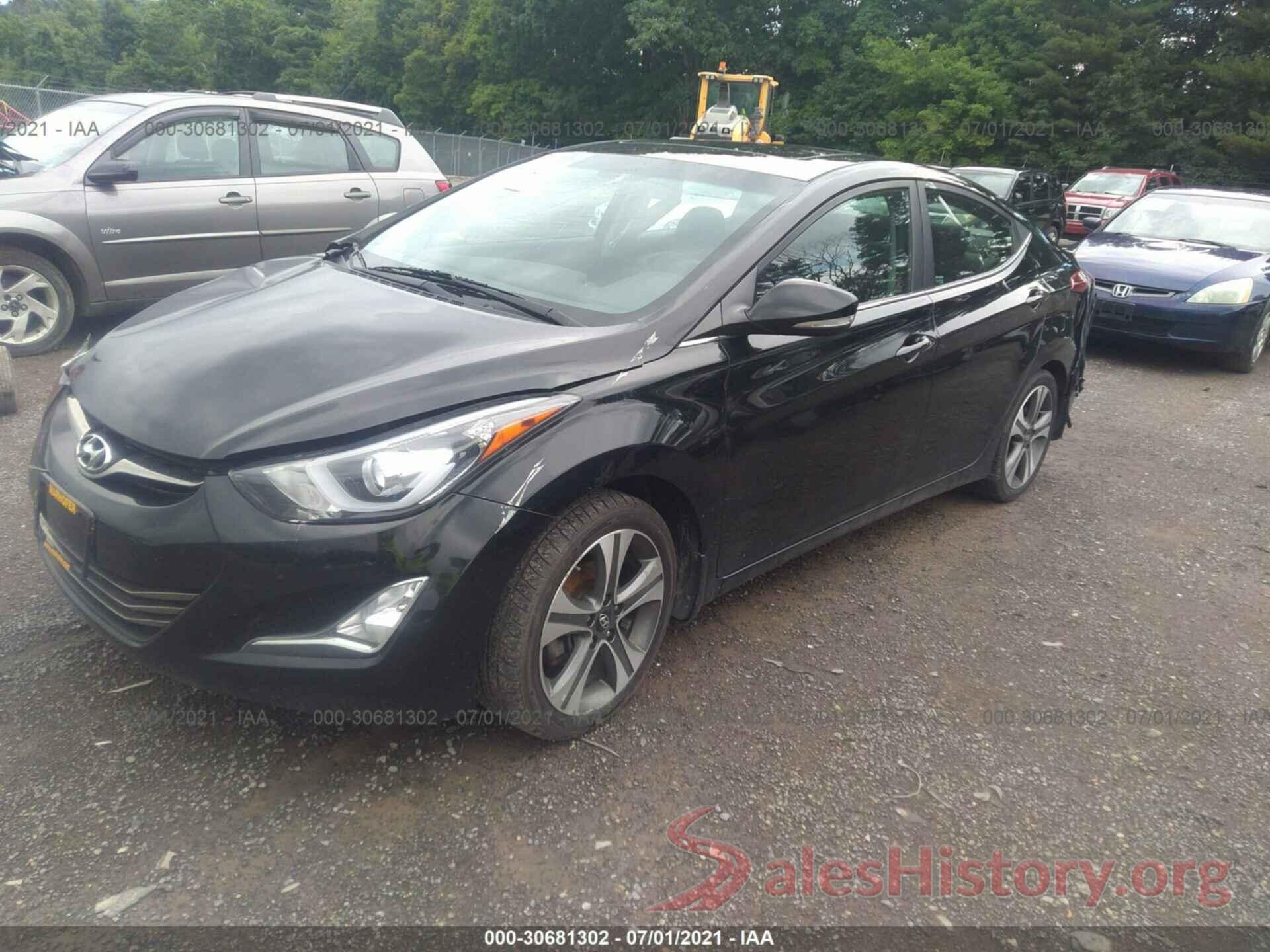 KMHDH4AH7GU567486 2016 HYUNDAI ELANTRA