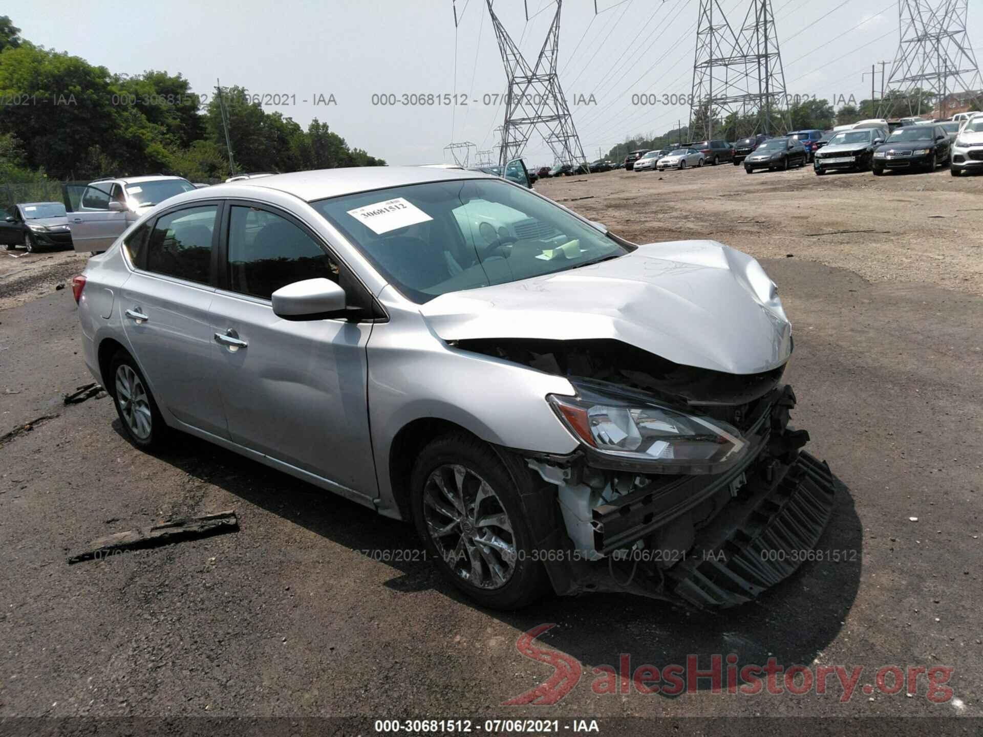 3N1AB7AP8KY273735 2019 NISSAN SENTRA