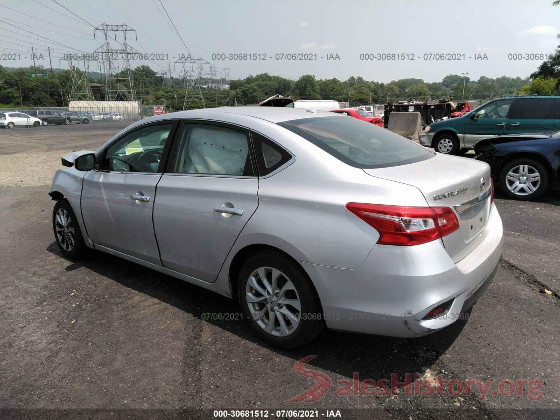 3N1AB7AP8KY273735 2019 NISSAN SENTRA