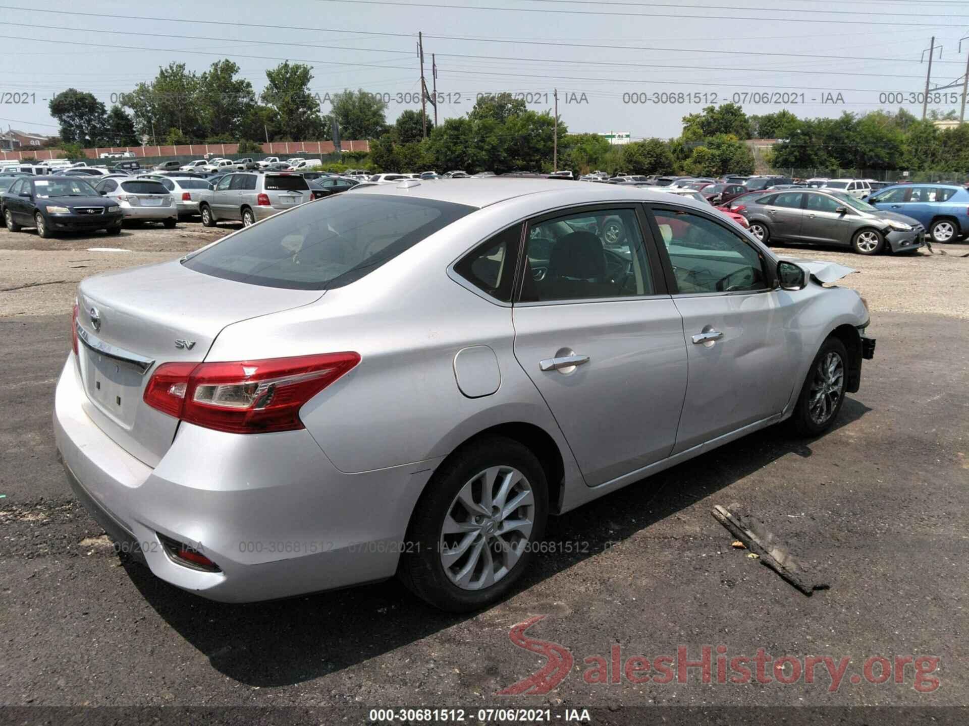 3N1AB7AP8KY273735 2019 NISSAN SENTRA