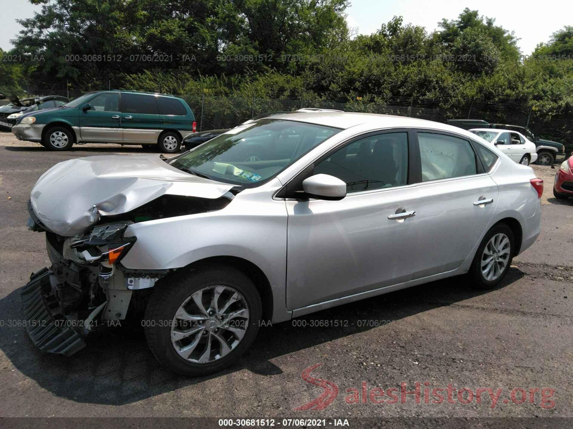 3N1AB7AP8KY273735 2019 NISSAN SENTRA