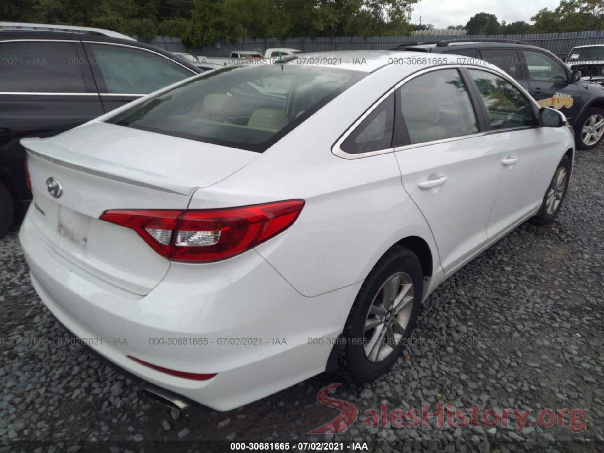 5NPE24AF7GH431913 2016 HYUNDAI SONATA