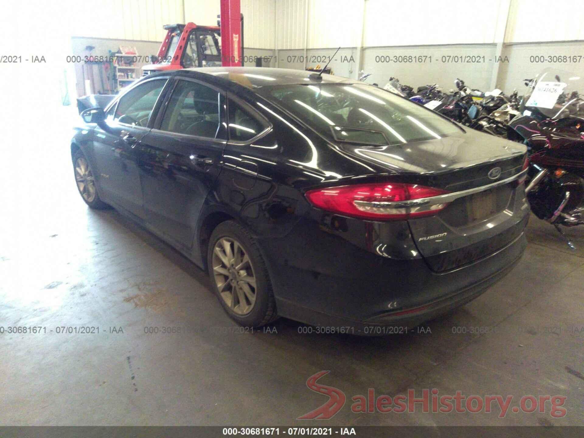 3FA6P0LU6HR285597 2017 FORD FUSION