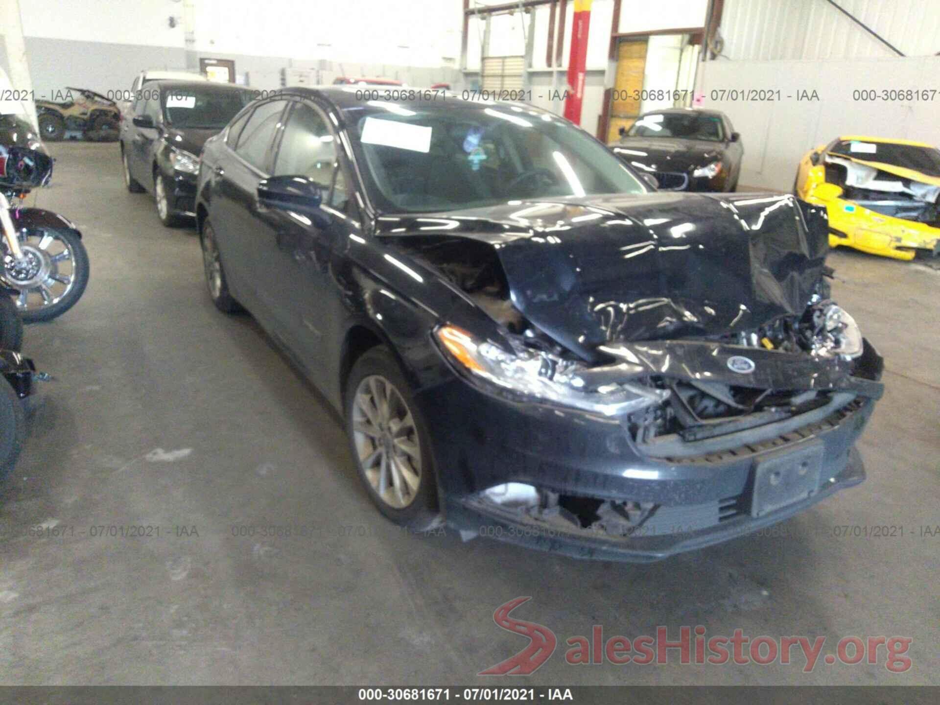 3FA6P0LU6HR285597 2017 FORD FUSION