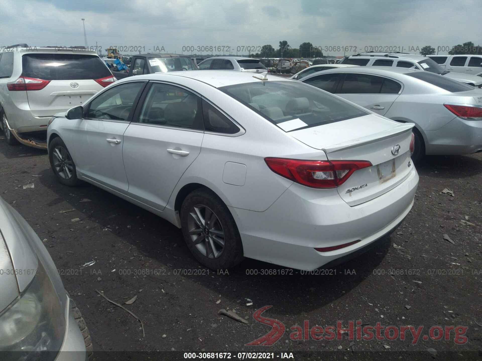 5NPE24AF5GH300849 2016 HYUNDAI SONATA