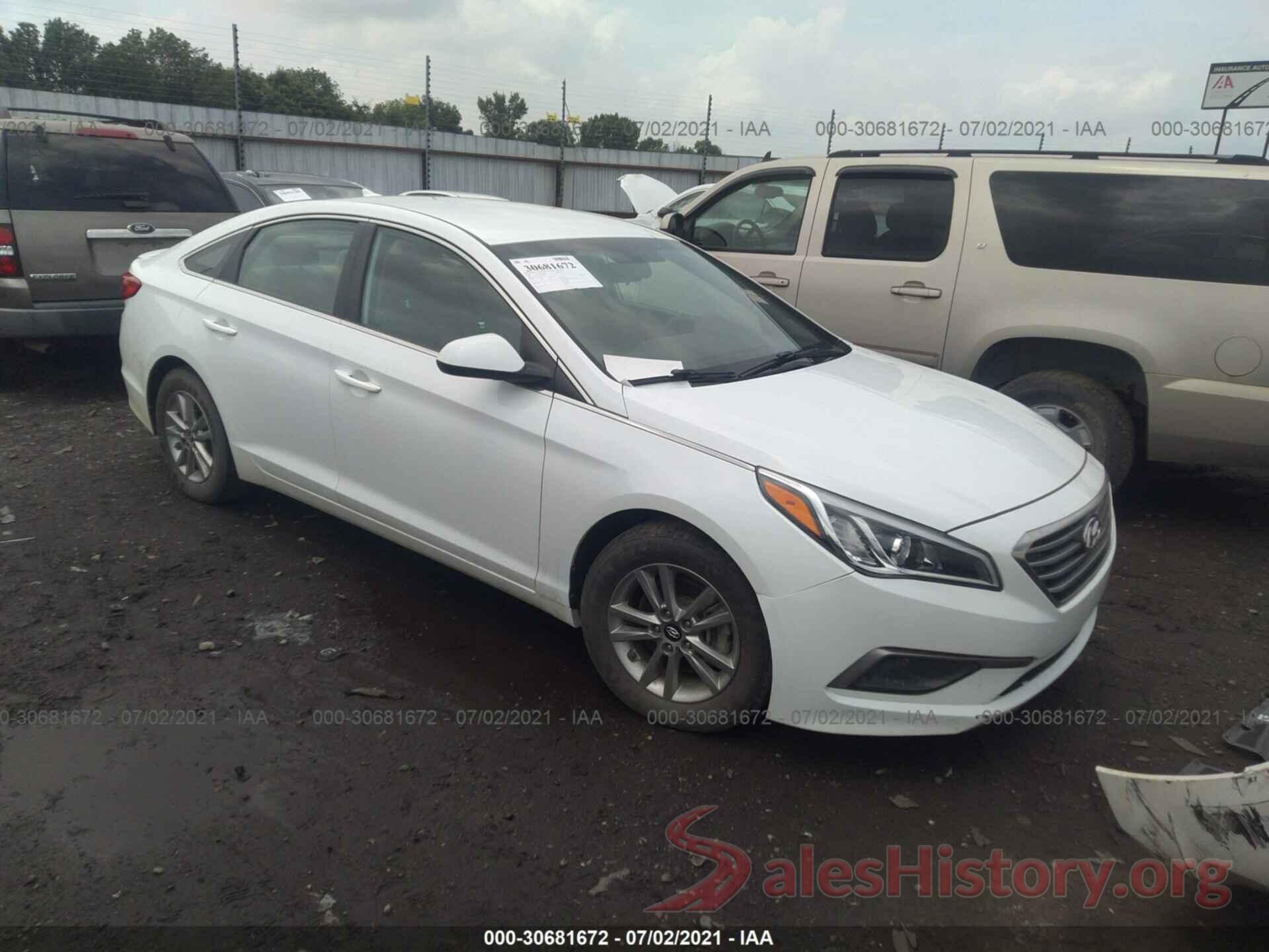 5NPE24AF5GH300849 2016 HYUNDAI SONATA