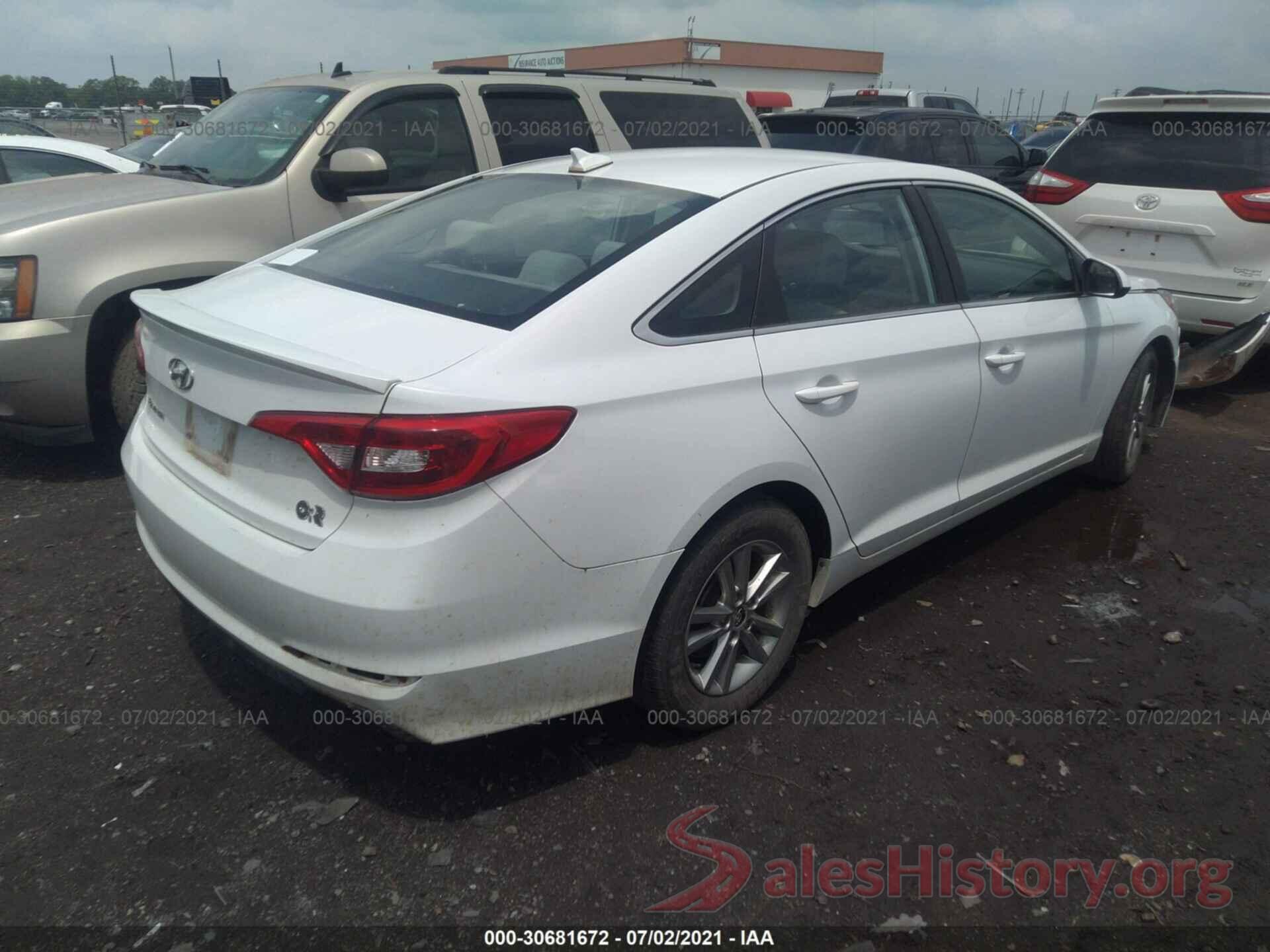 5NPE24AF5GH300849 2016 HYUNDAI SONATA