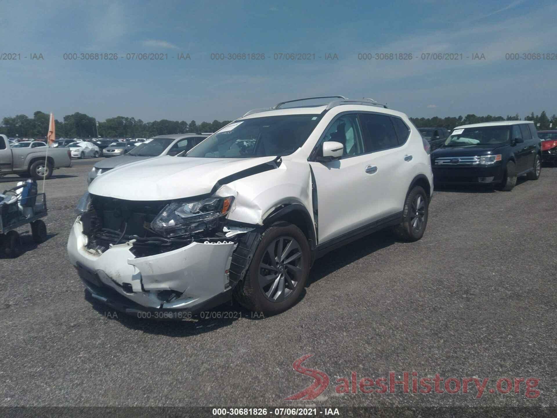 5N1AT2MV0GC837929 2016 NISSAN ROGUE