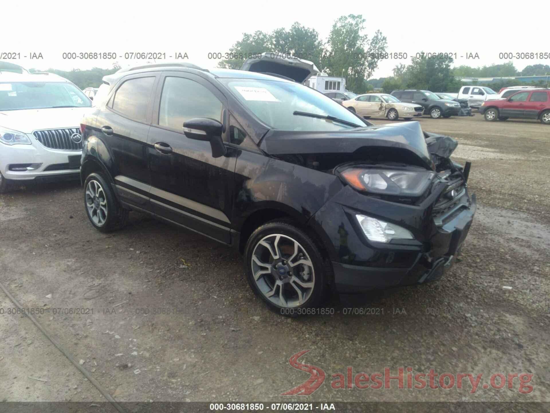 MAJ6S3JL6KC300597 2019 FORD ECOSPORT