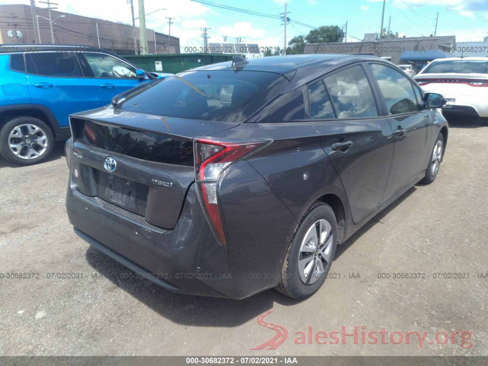 JTDKBRFU9J3599000 2018 TOYOTA PRIUS