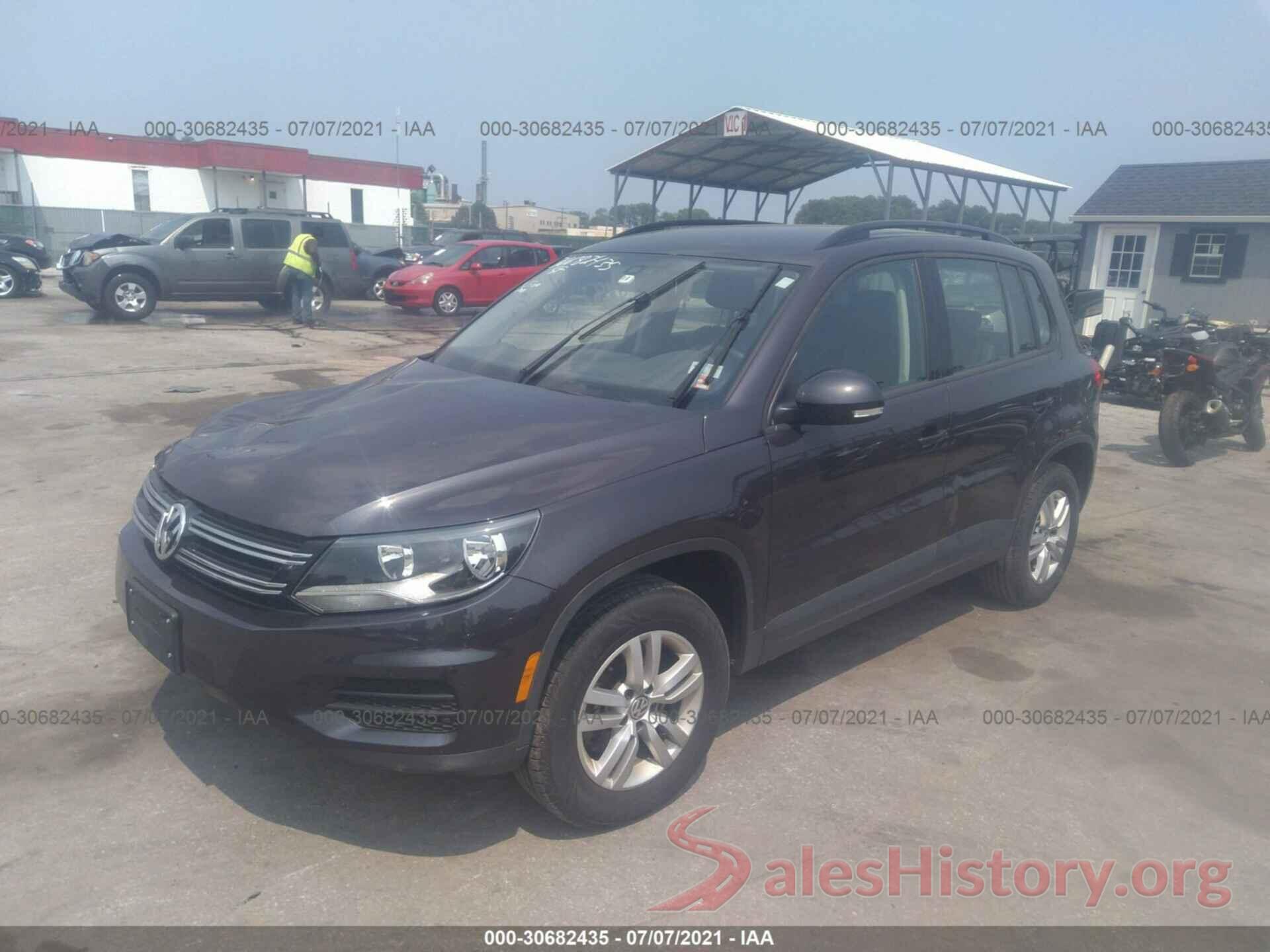 WVGAV7AXXGW601445 2016 VOLKSWAGEN TIGUAN