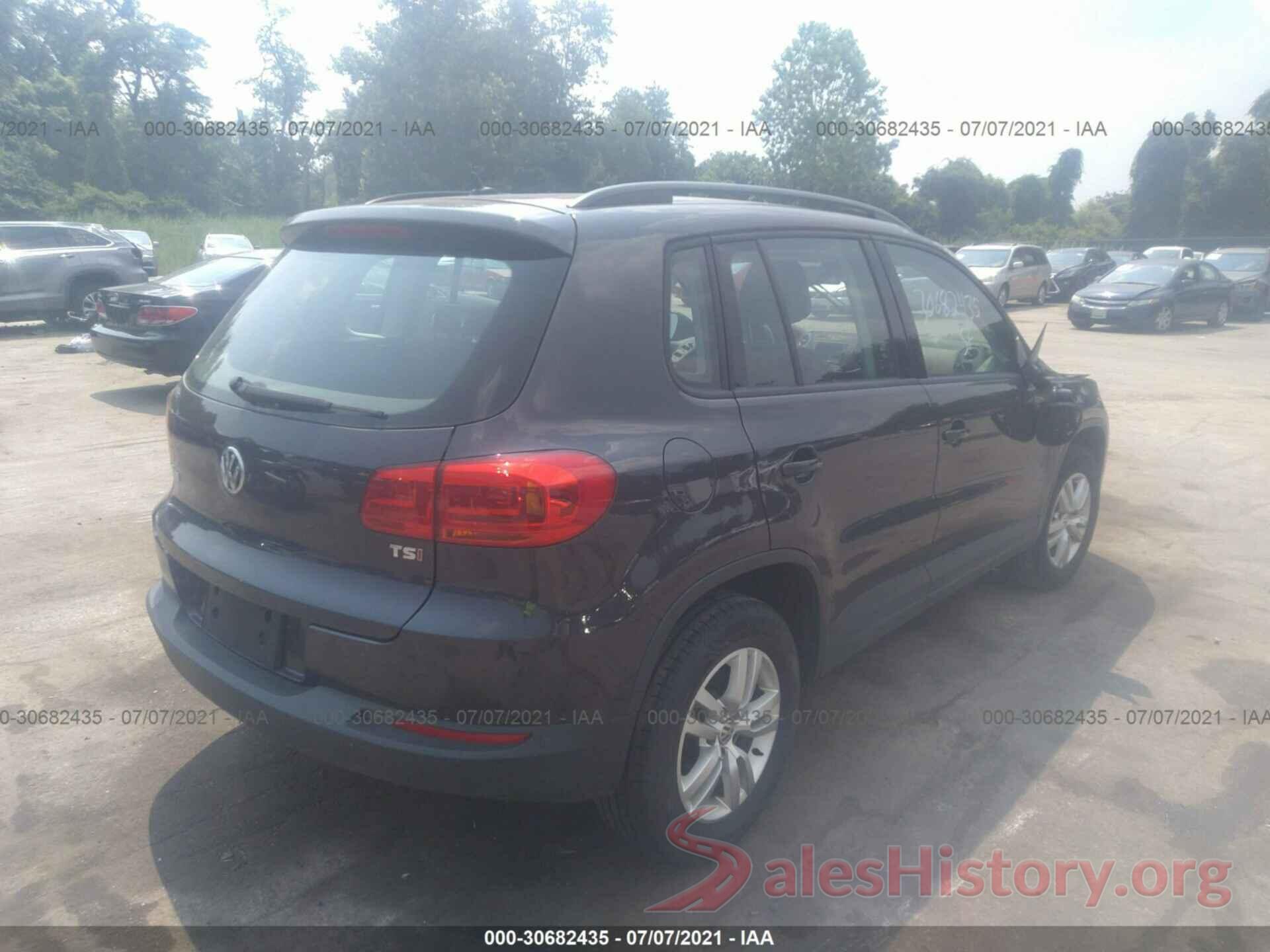 WVGAV7AXXGW601445 2016 VOLKSWAGEN TIGUAN