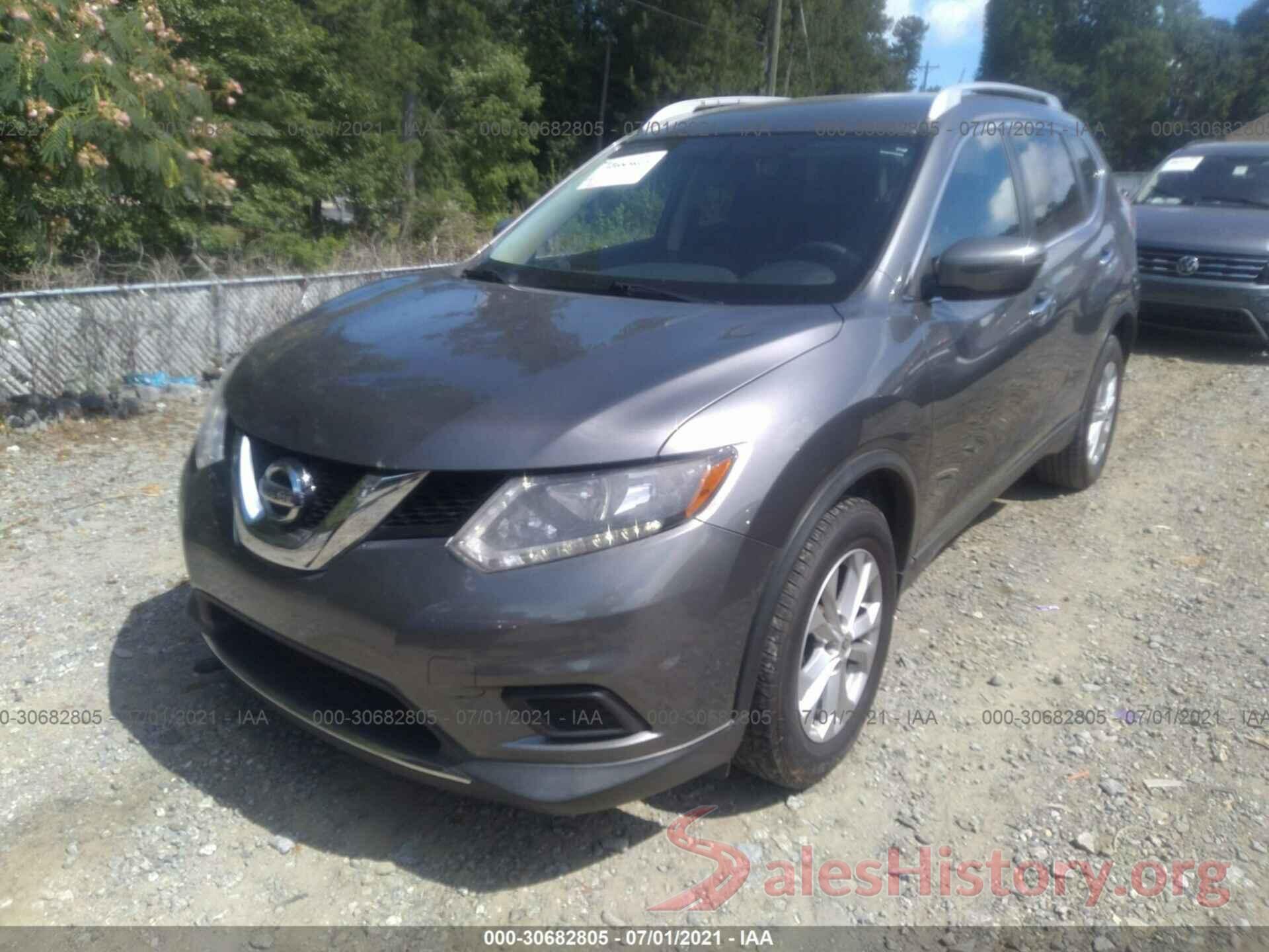 KNMAT2MT4GP610173 2016 NISSAN ROGUE