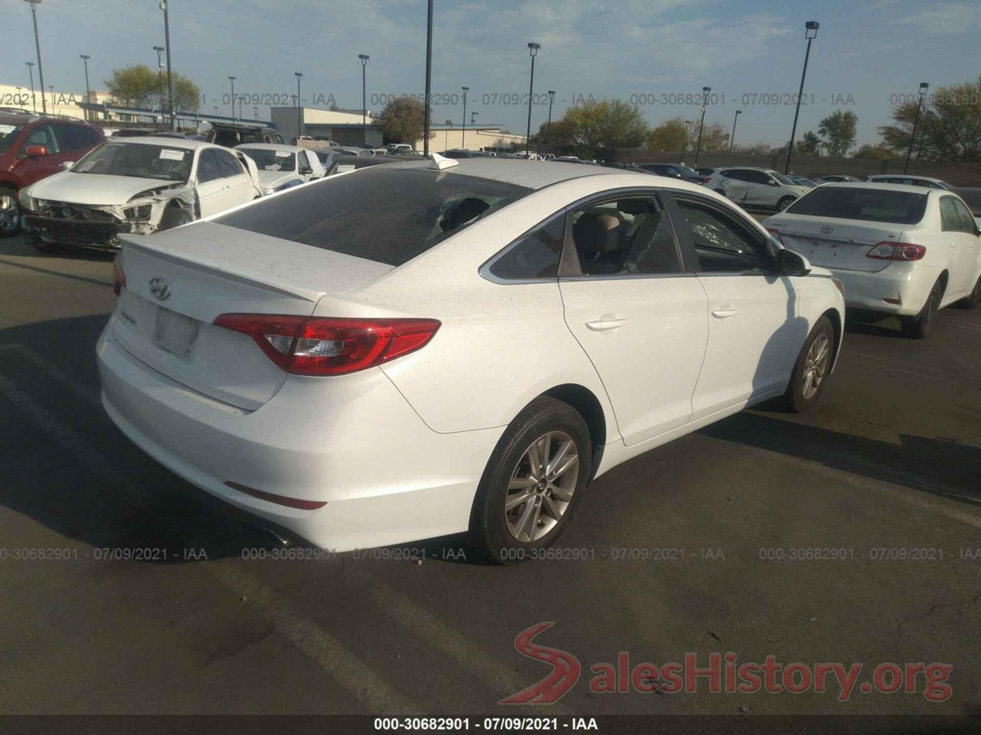 5NPE24AF7GH345517 2016 HYUNDAI SONATA