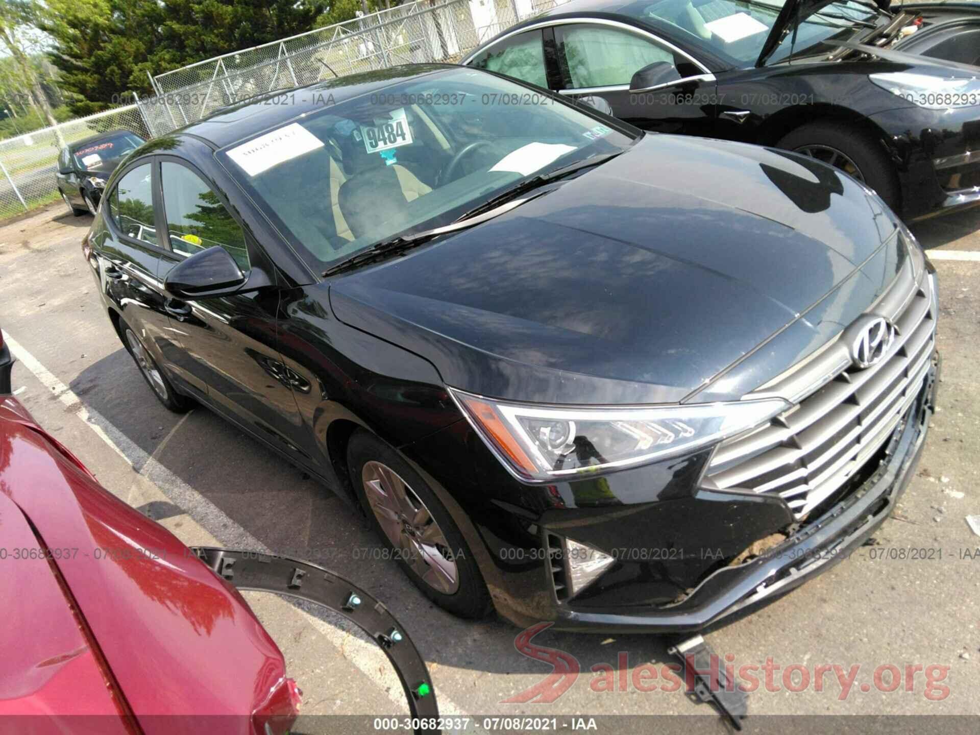 KMHD84LFXLU107387 2020 HYUNDAI ELANTRA