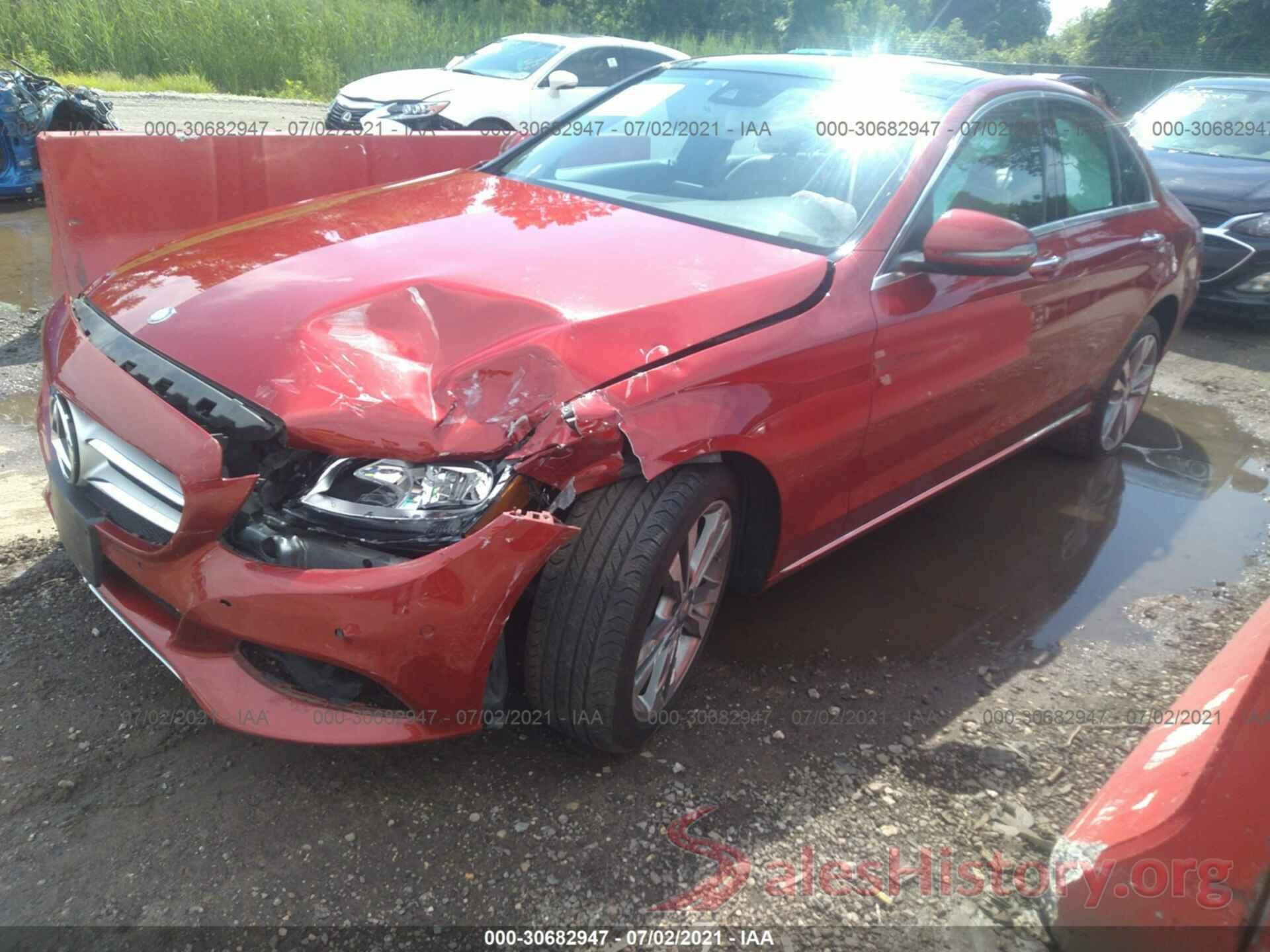 55SWF4KB7HU194102 2017 MERCEDES-BENZ C-CLASS