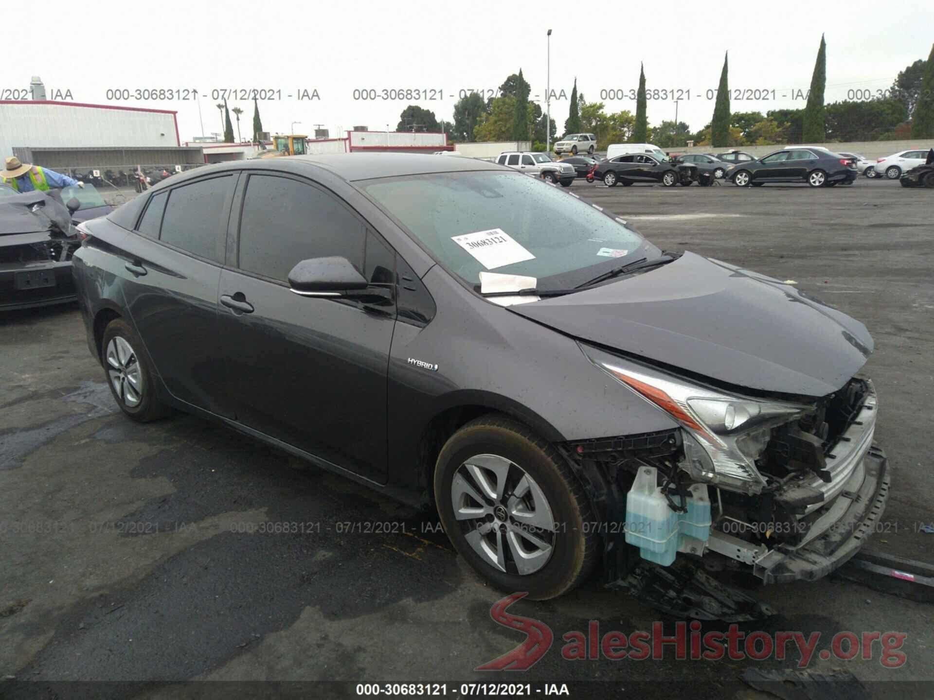 JTDKBRFU9J3584917 2018 TOYOTA PRIUS