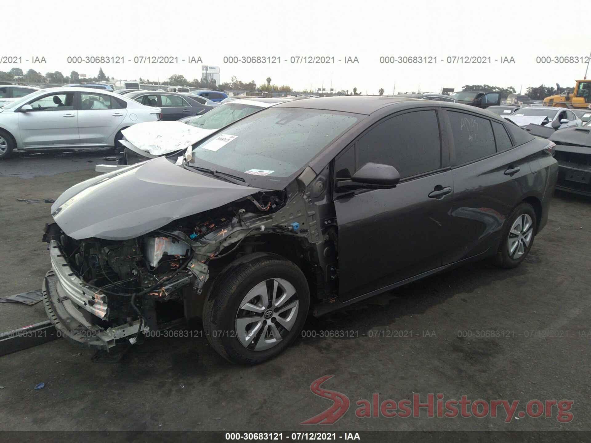 JTDKBRFU9J3584917 2018 TOYOTA PRIUS