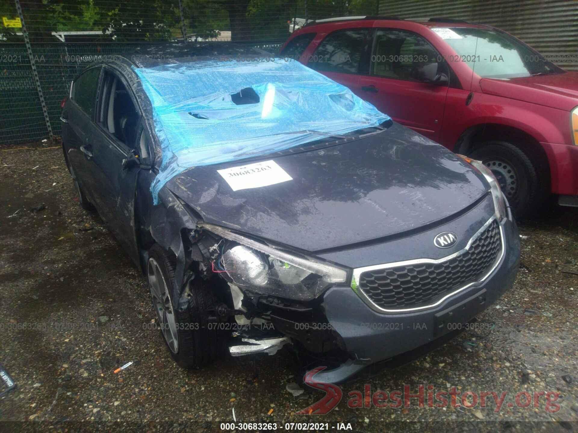 KNAFZ4A88G5549063 2016 KIA FORTE