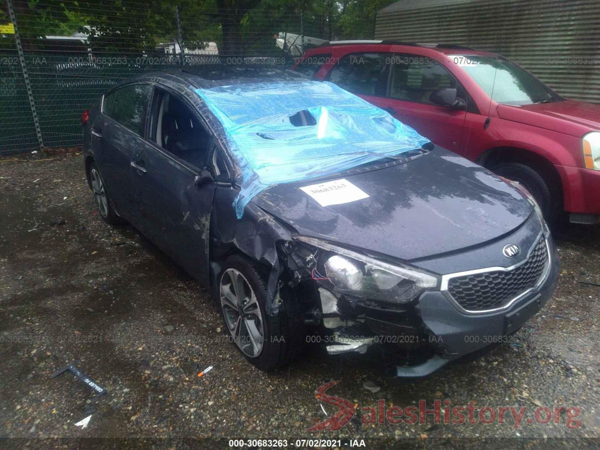 KNAFZ4A88G5549063 2016 KIA FORTE