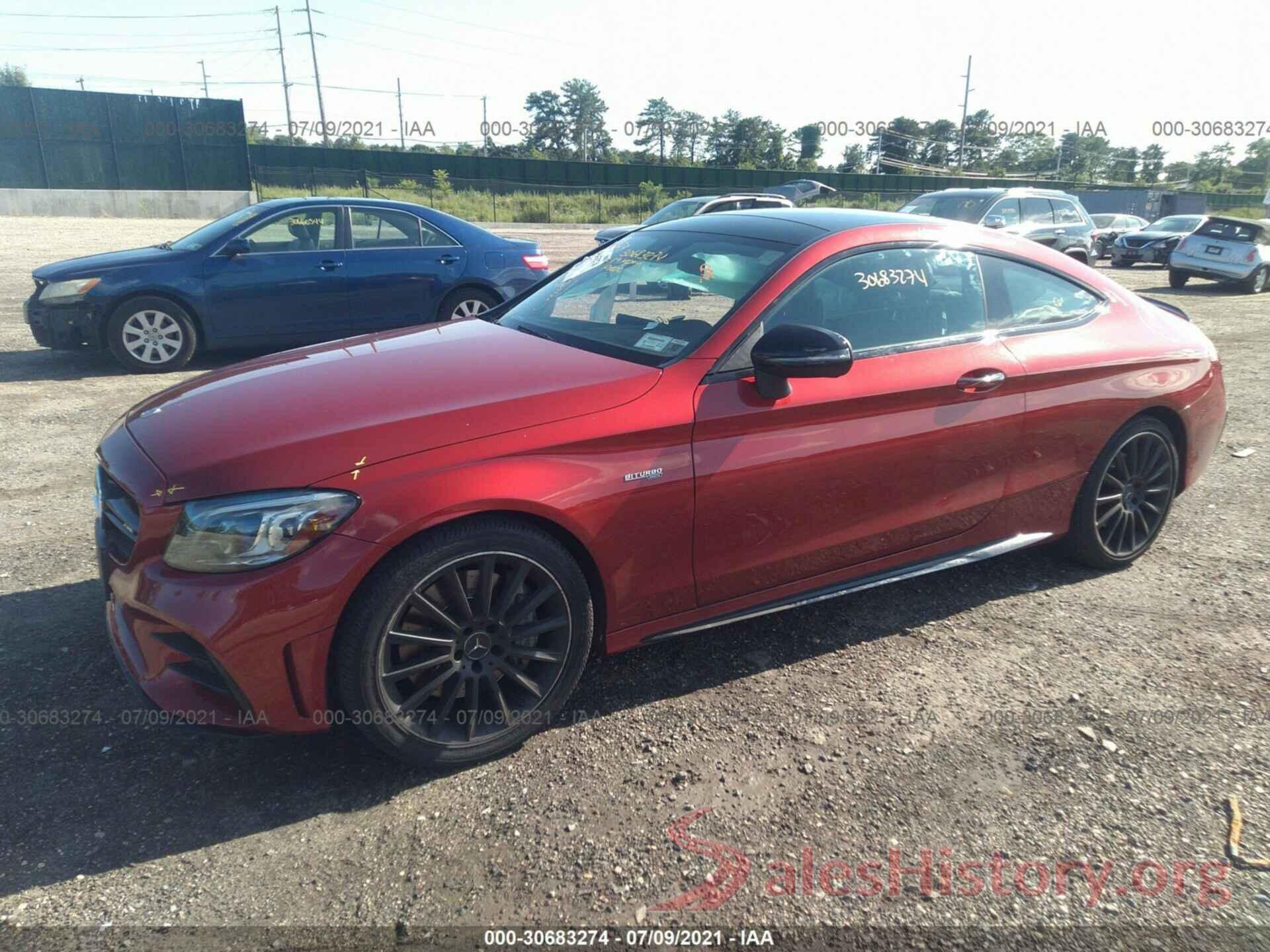 WDDWJ6EB2KF853008 2019 MERCEDES-BENZ C-CLASS