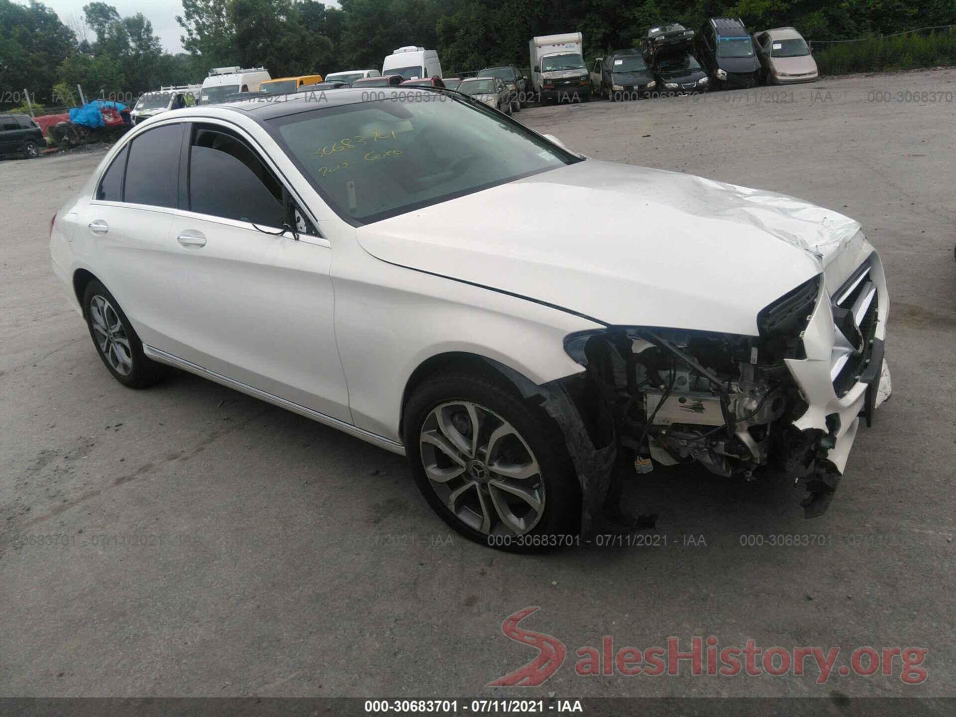 55SWF4KB9HU227505 2017 MERCEDES-BENZ C-CLASS