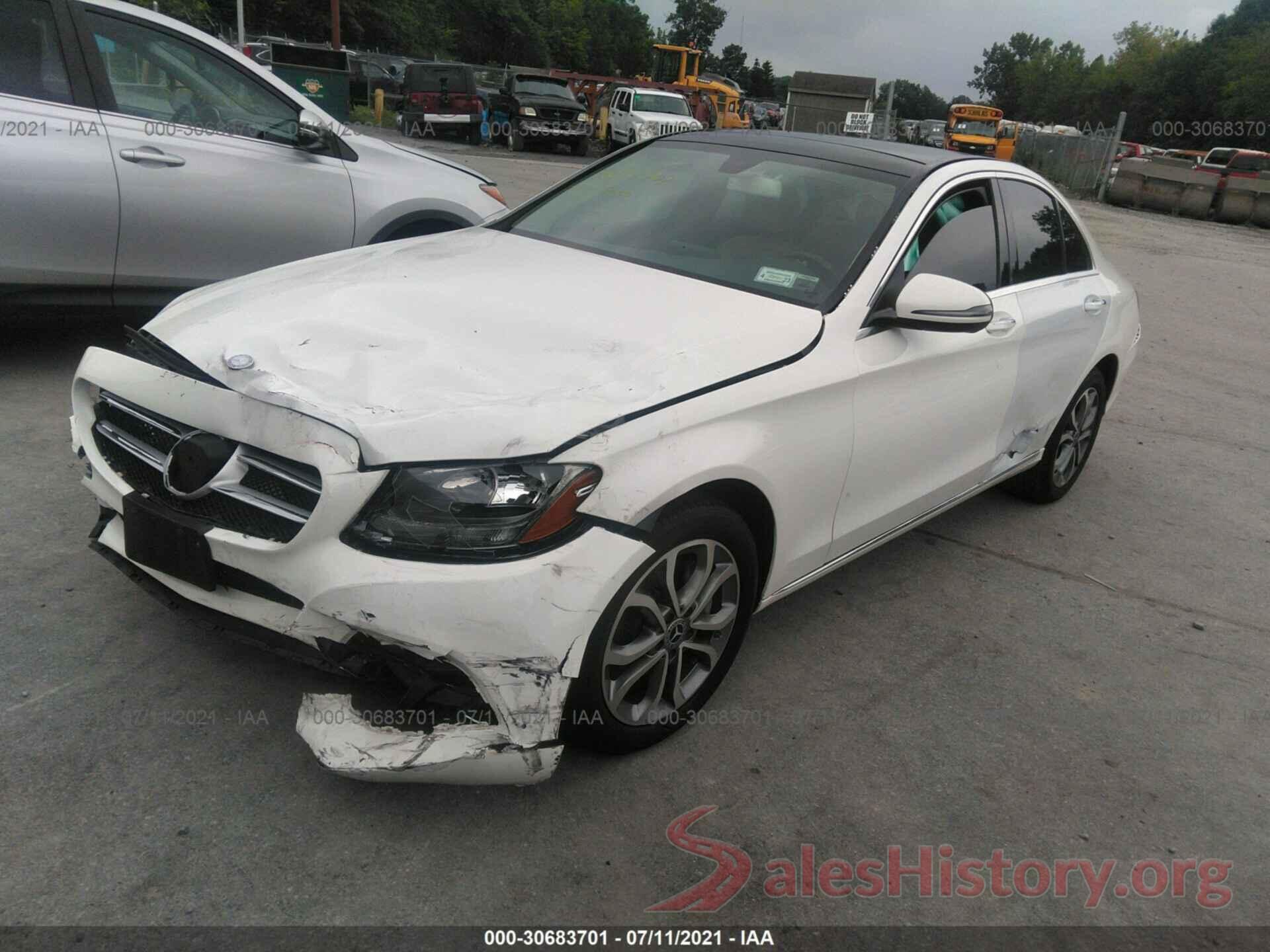 55SWF4KB9HU227505 2017 MERCEDES-BENZ C-CLASS