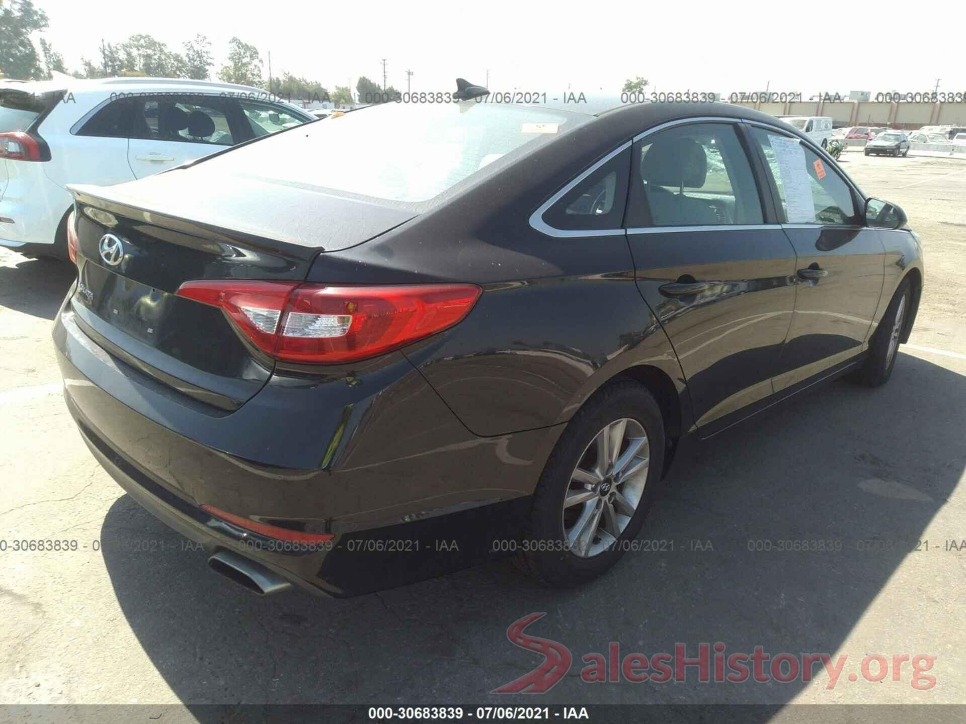 5NPE24AF2GH392843 2016 HYUNDAI SONATA