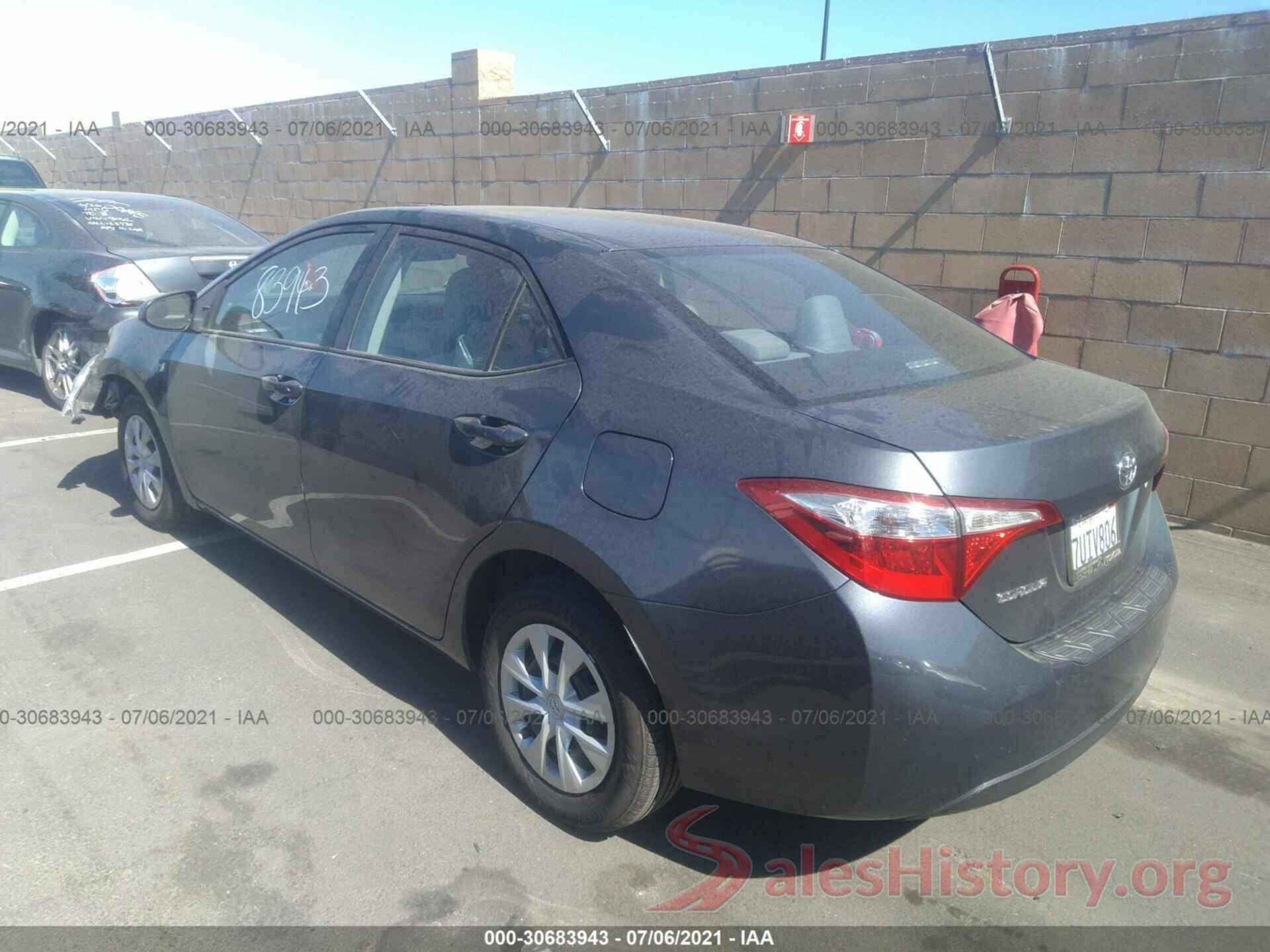 5YFBURHE0GP534911 2016 TOYOTA COROLLA