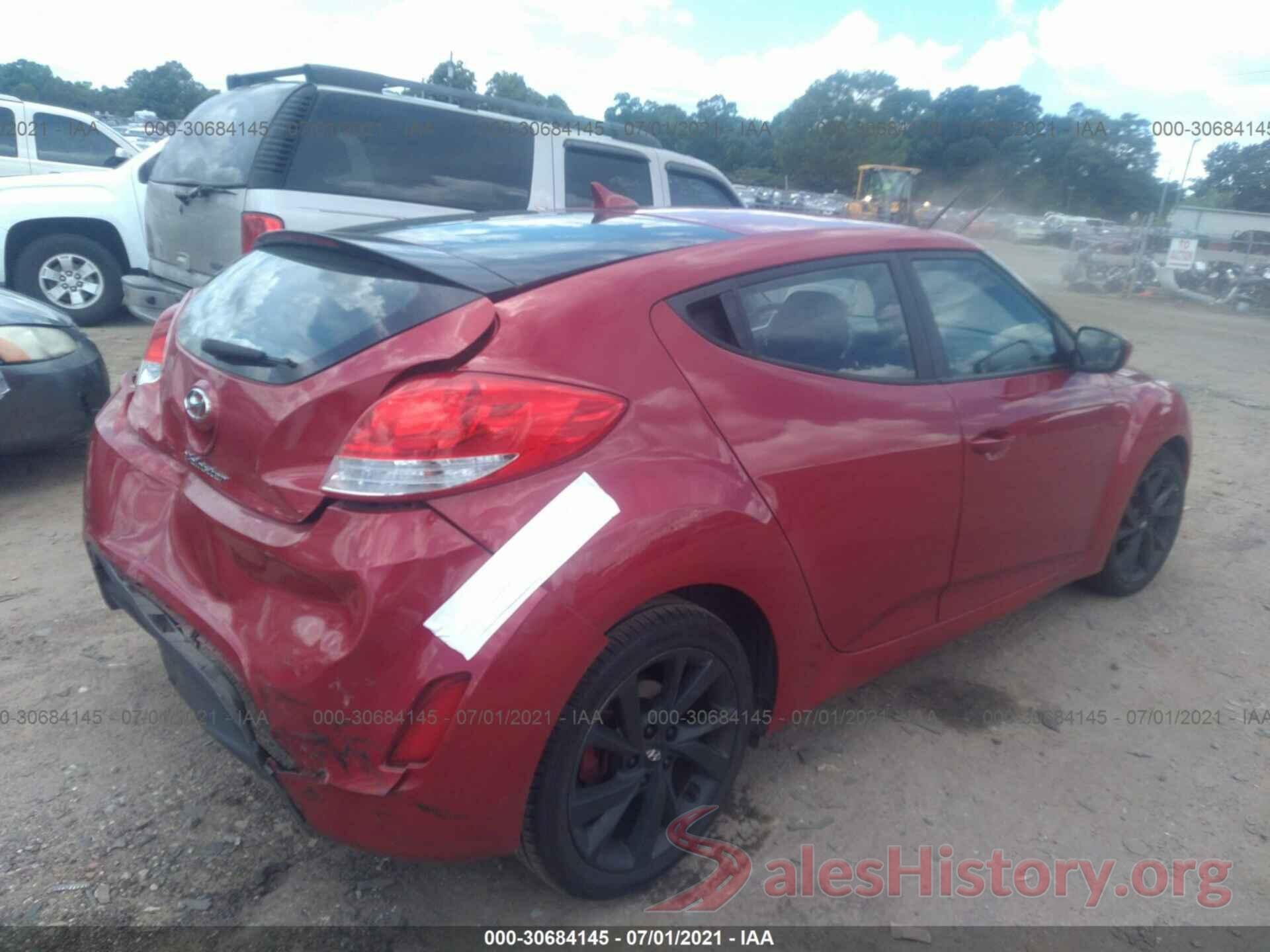 KMHTC6AD8GU277700 2016 HYUNDAI VELOSTER