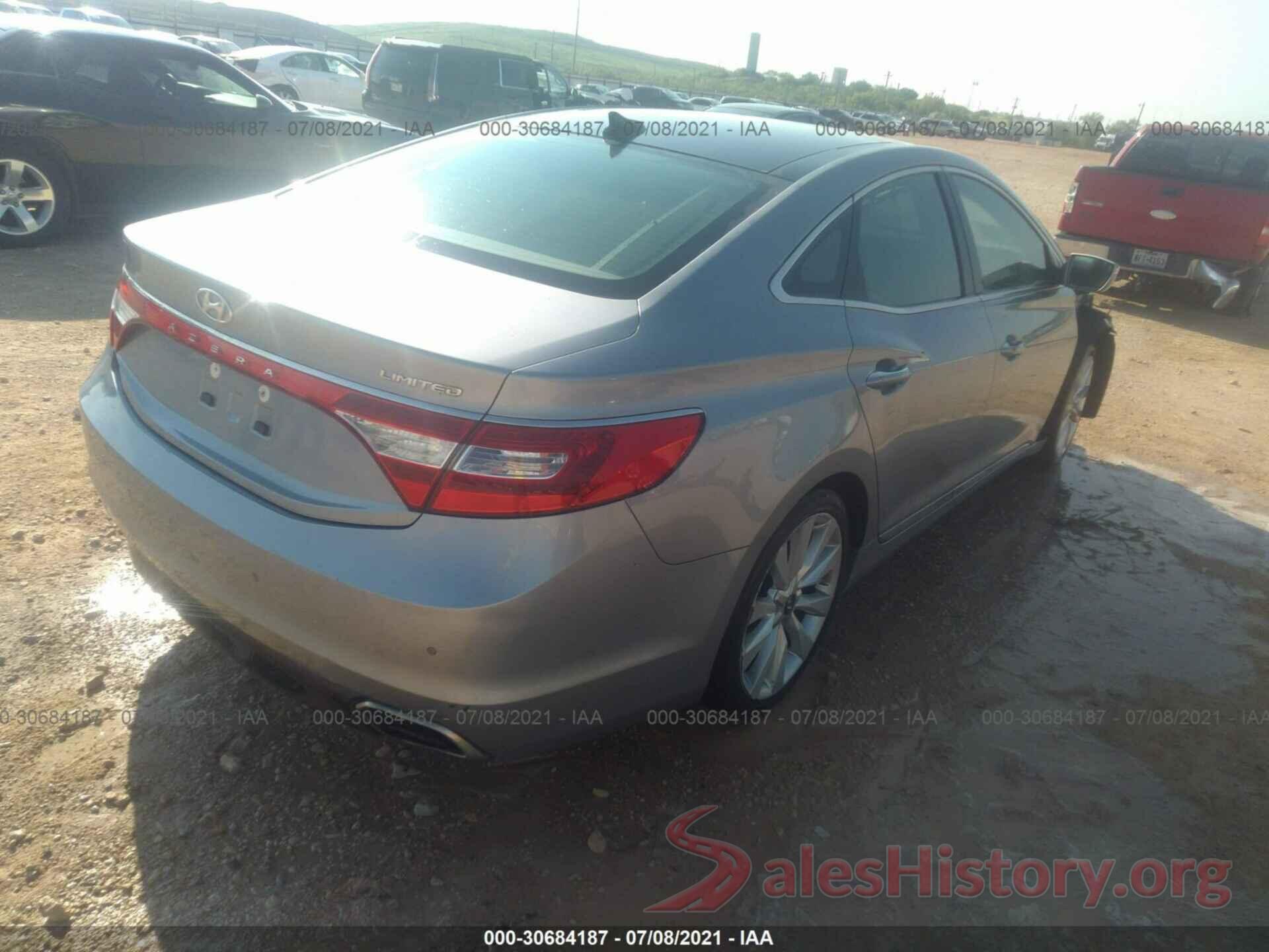 KMHFH4JG9GA509395 2016 HYUNDAI AZERA