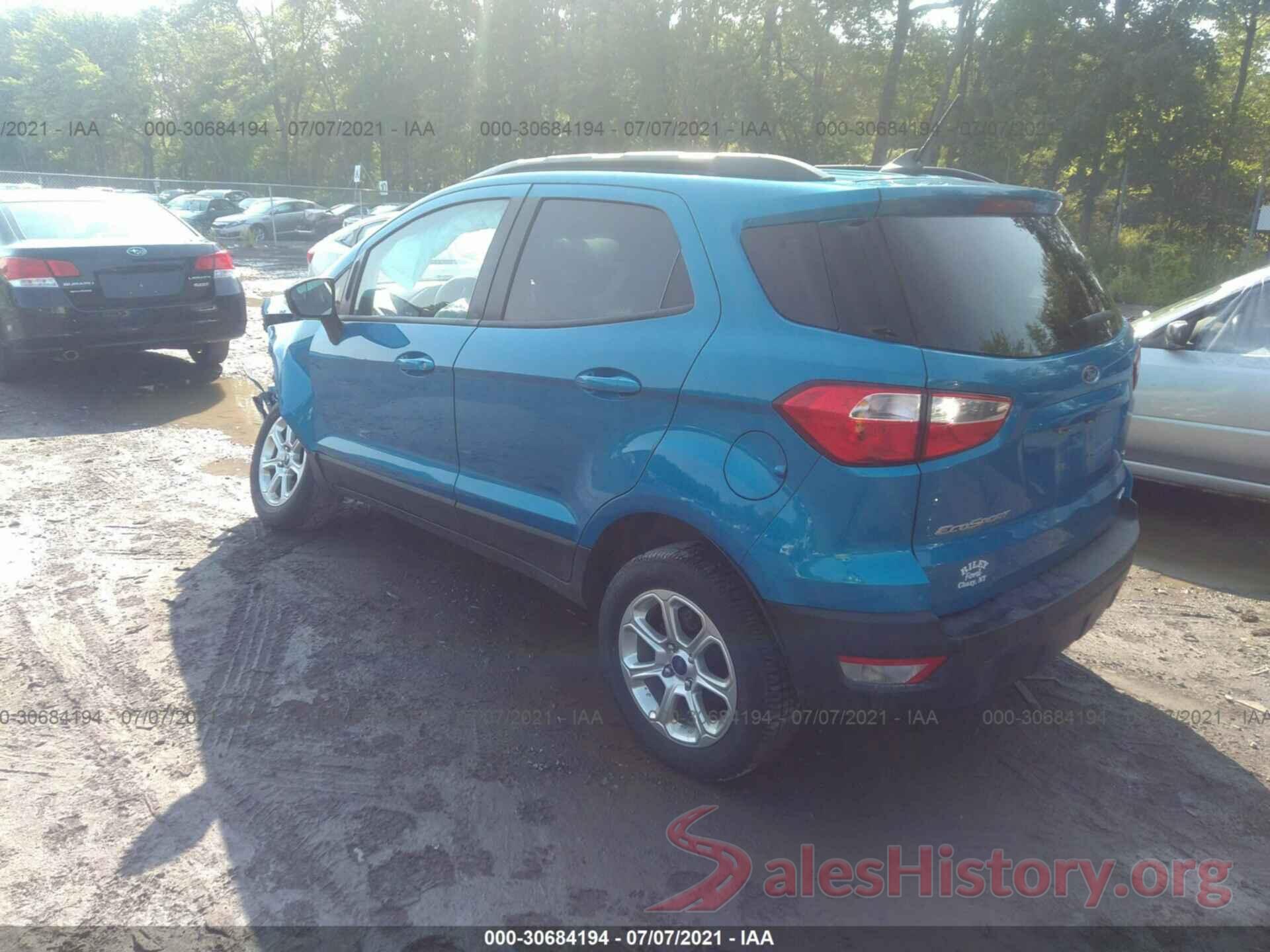 MAJ6S3GL8KC252947 2019 FORD ECOSPORT