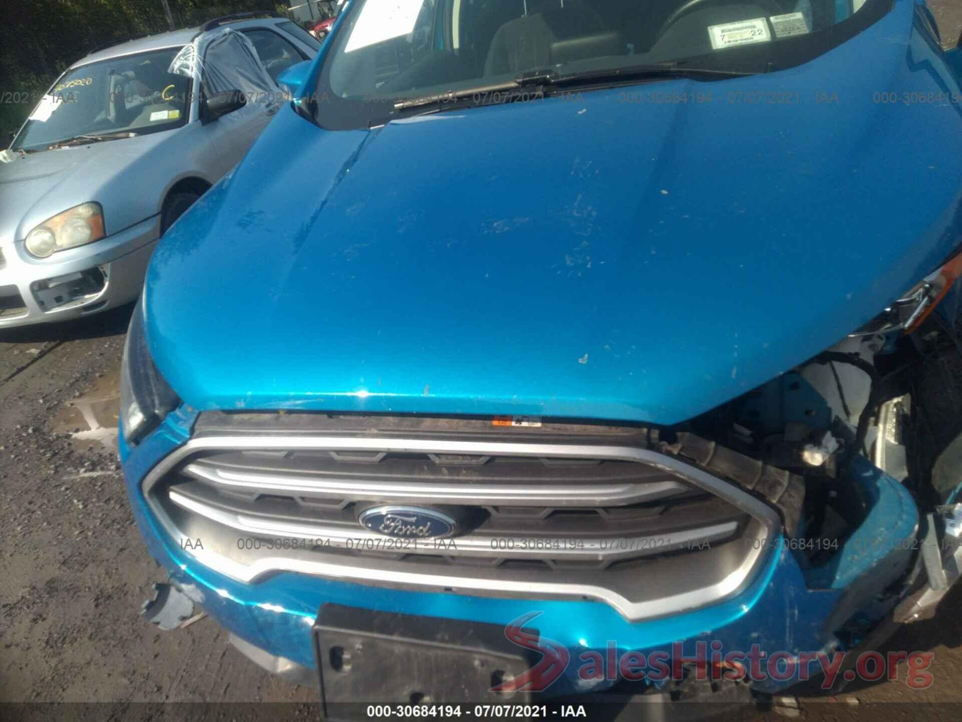 MAJ6S3GL8KC252947 2019 FORD ECOSPORT