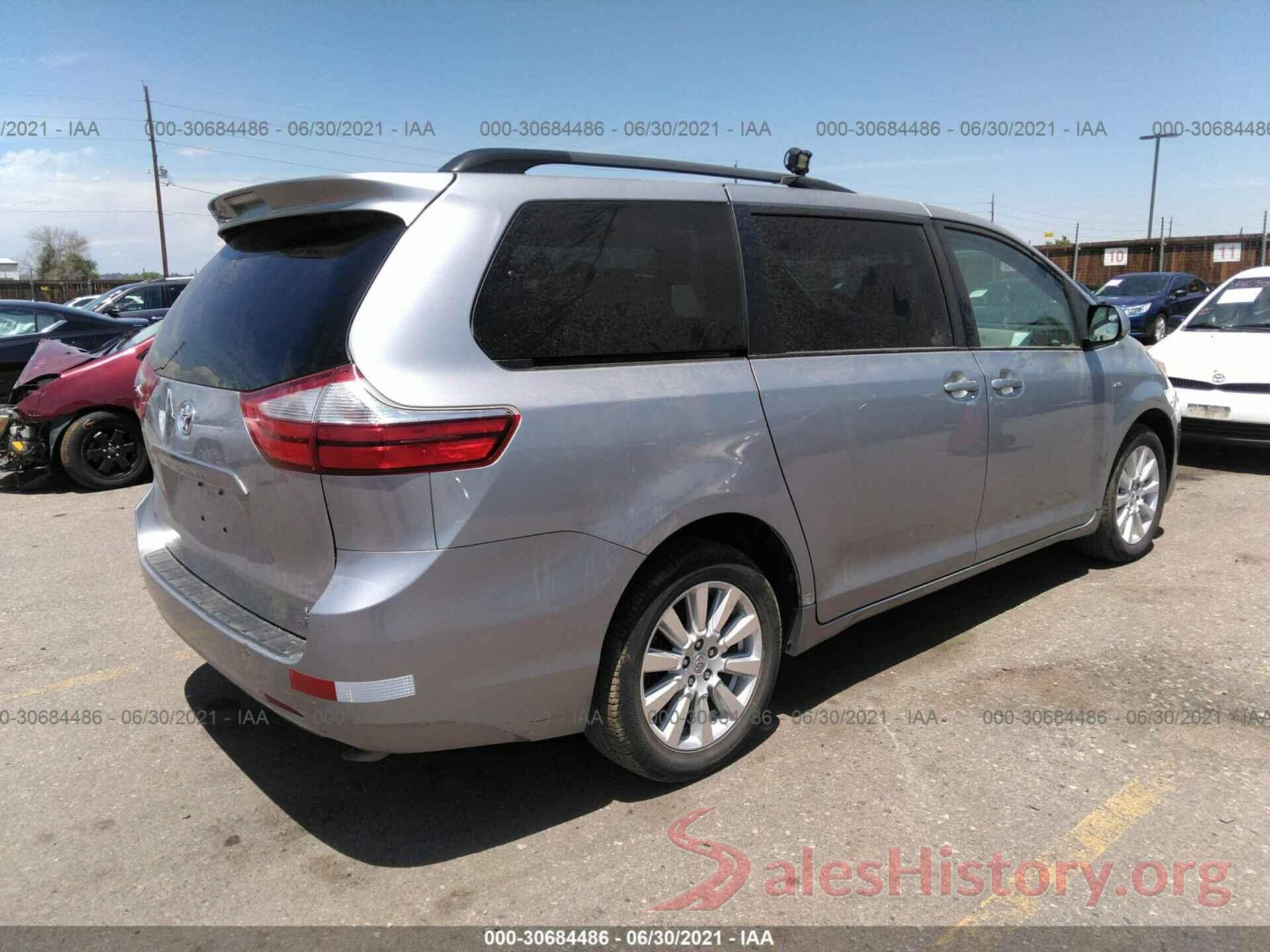 5TDJZ3DC1HS185412 2017 TOYOTA SIENNA