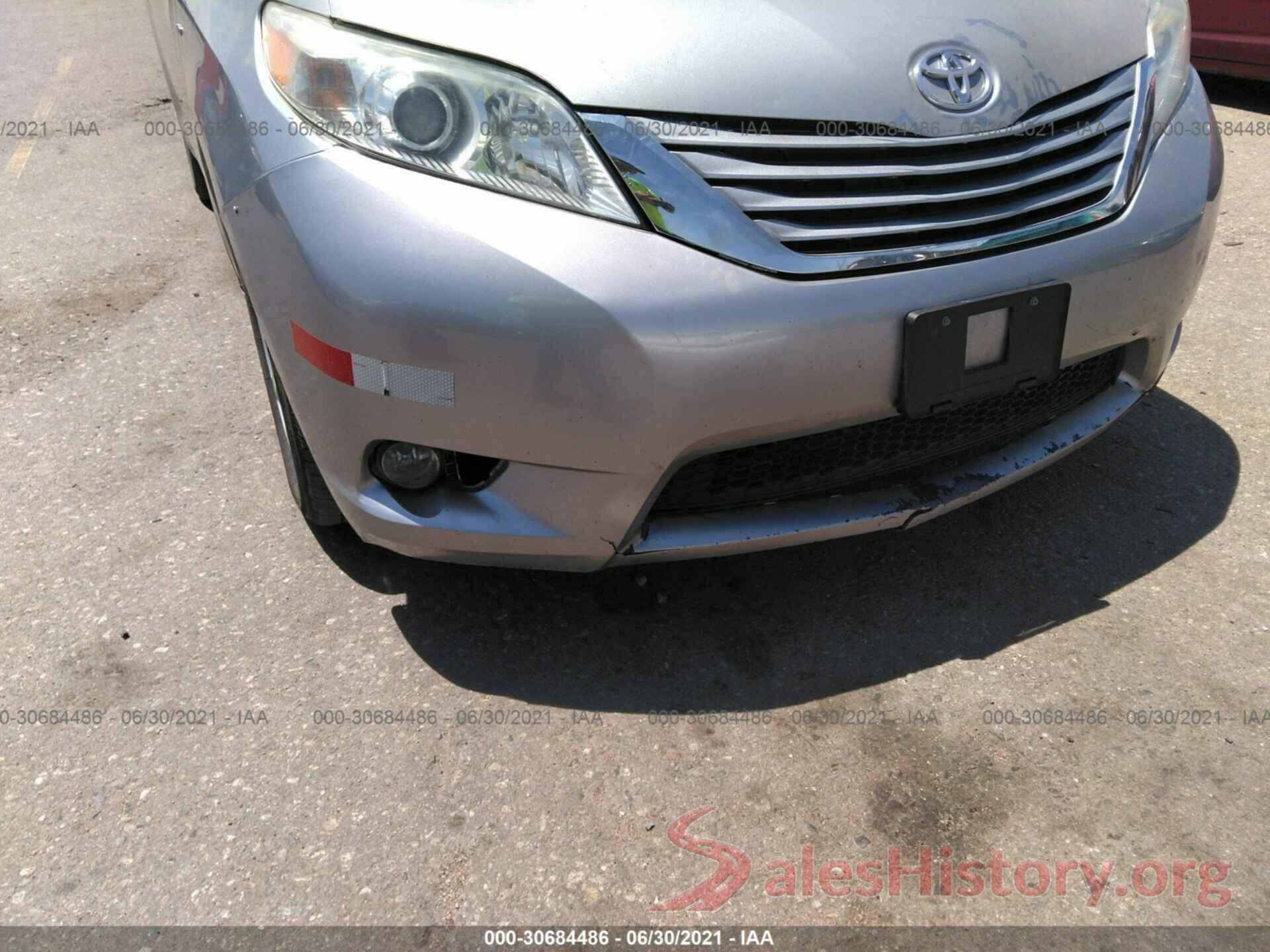 5TDJZ3DC1HS185412 2017 TOYOTA SIENNA